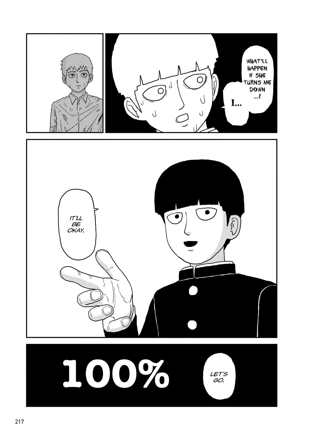 Mob Psycho 100, chapter 100, page 216