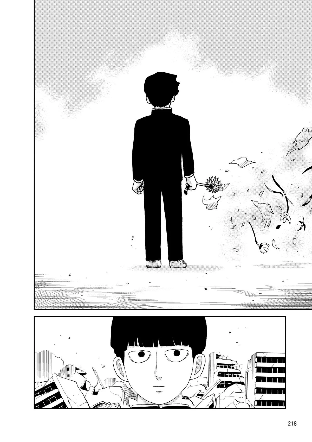 Mob Psycho 100, chapter 100, page 217
