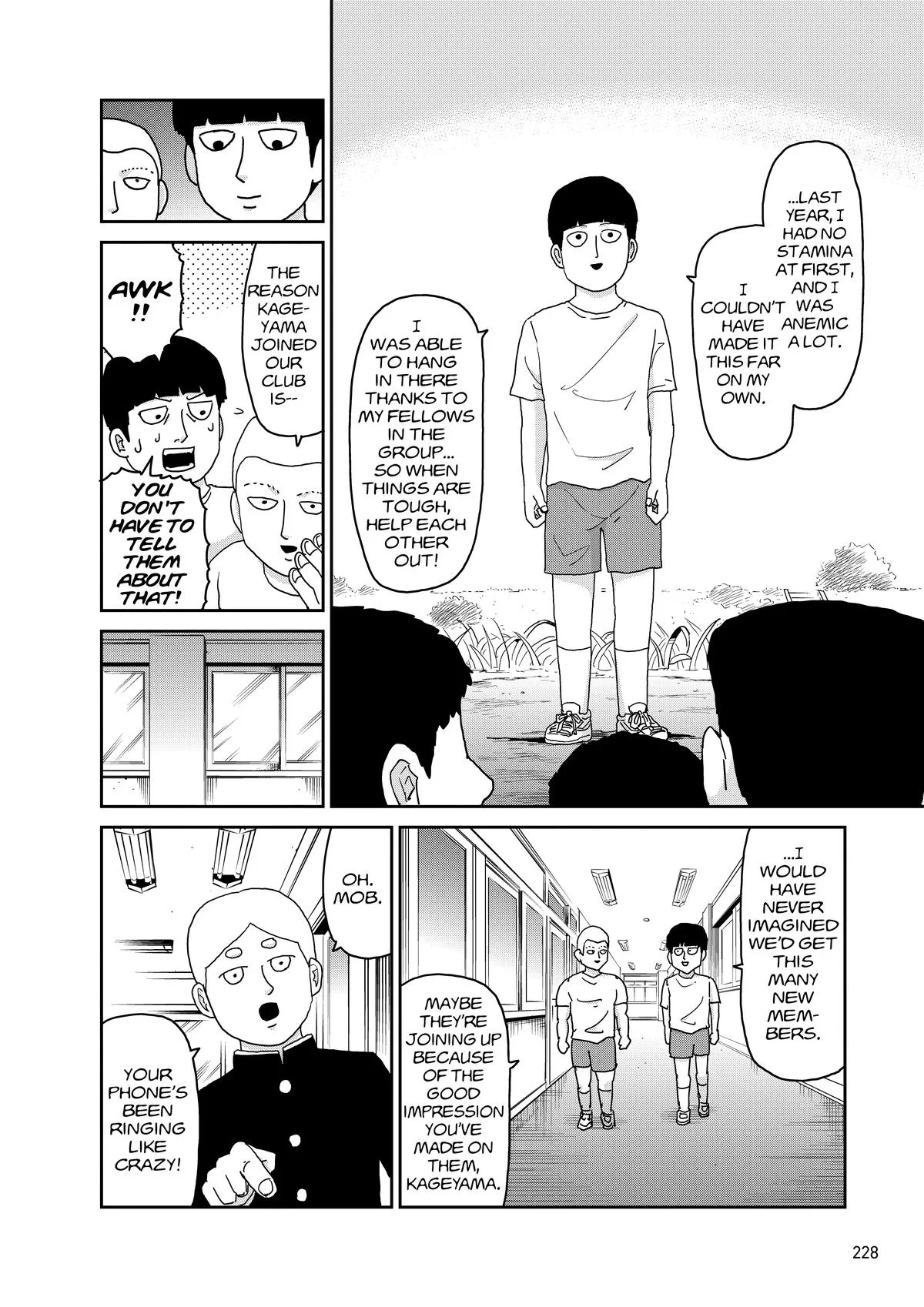 Mob Psycho 100, chapter 101, page 4