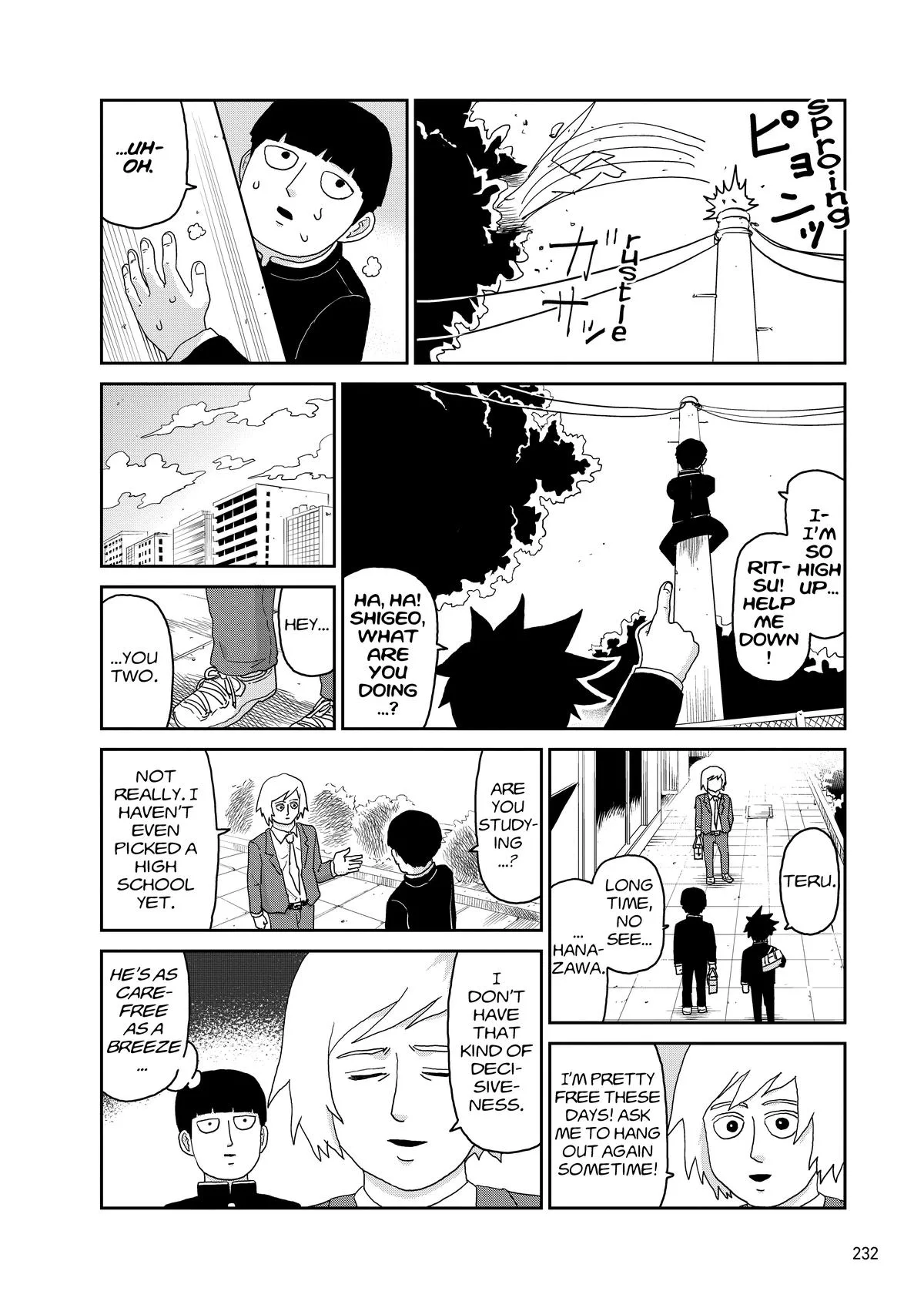 Mob Psycho 100, chapter 101, page 8