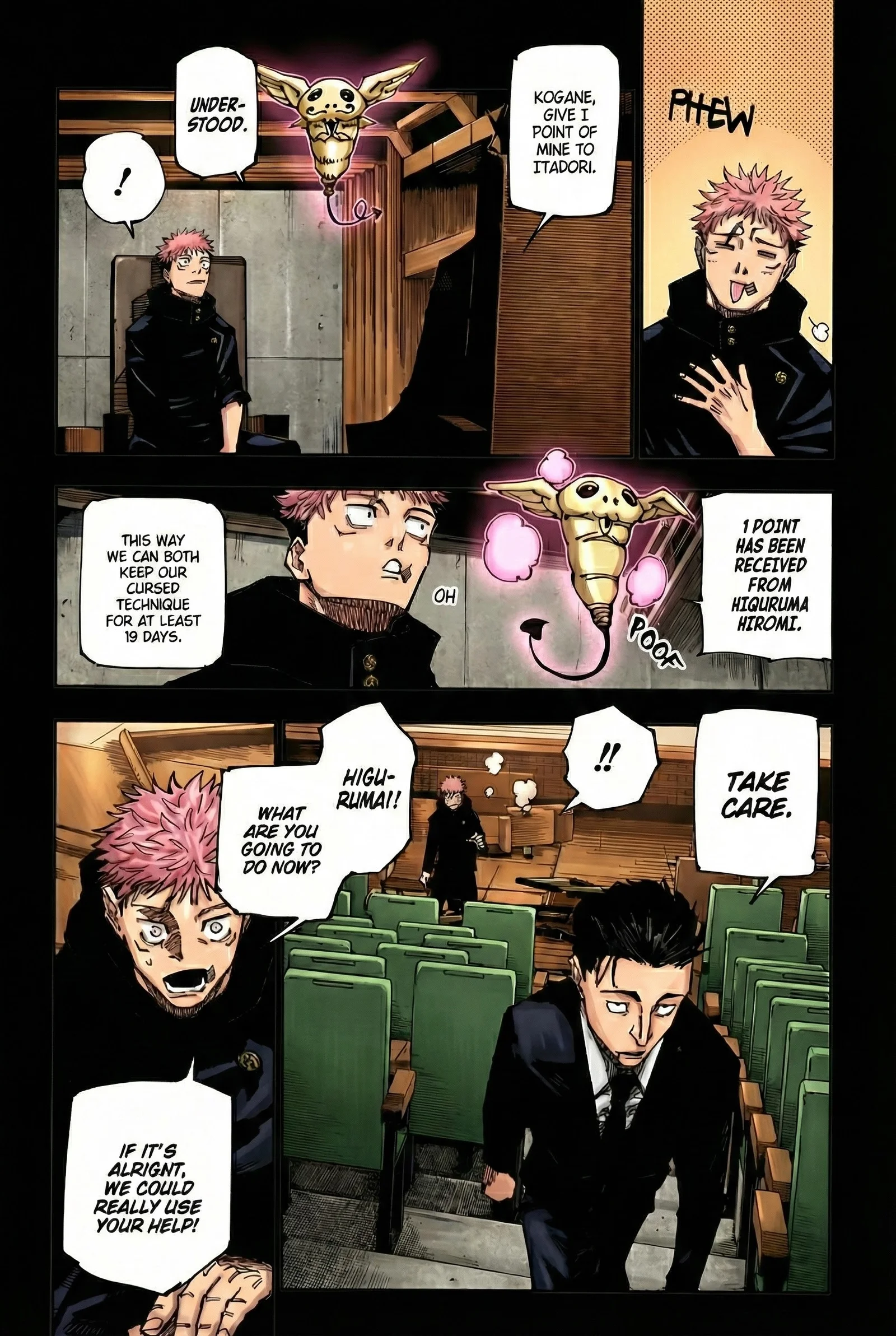 Jujutsu Kaisen Colored Manga JJK, chapter 167, page 2