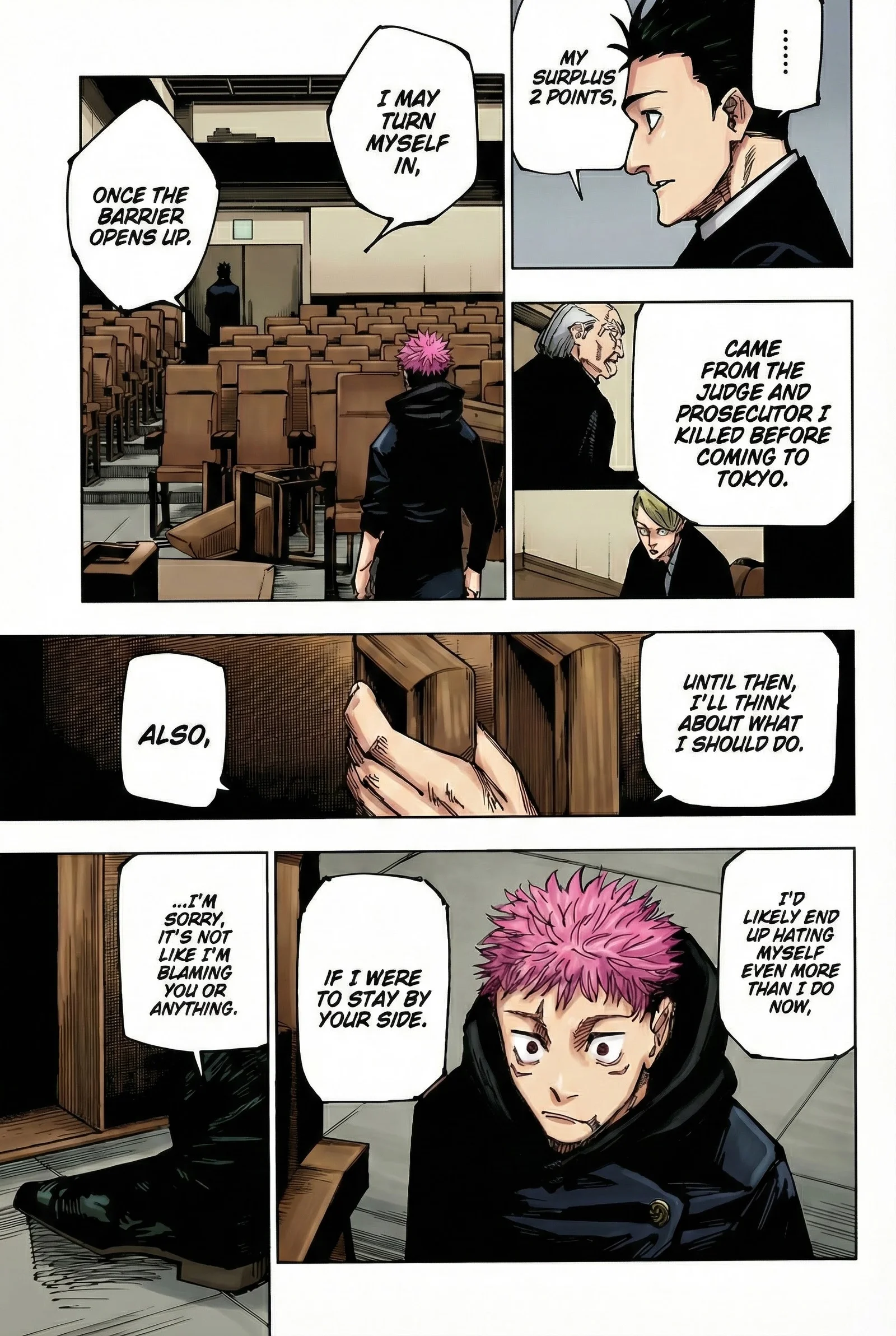 Jujutsu Kaisen Colored Manga JJK, chapter 167, page 3