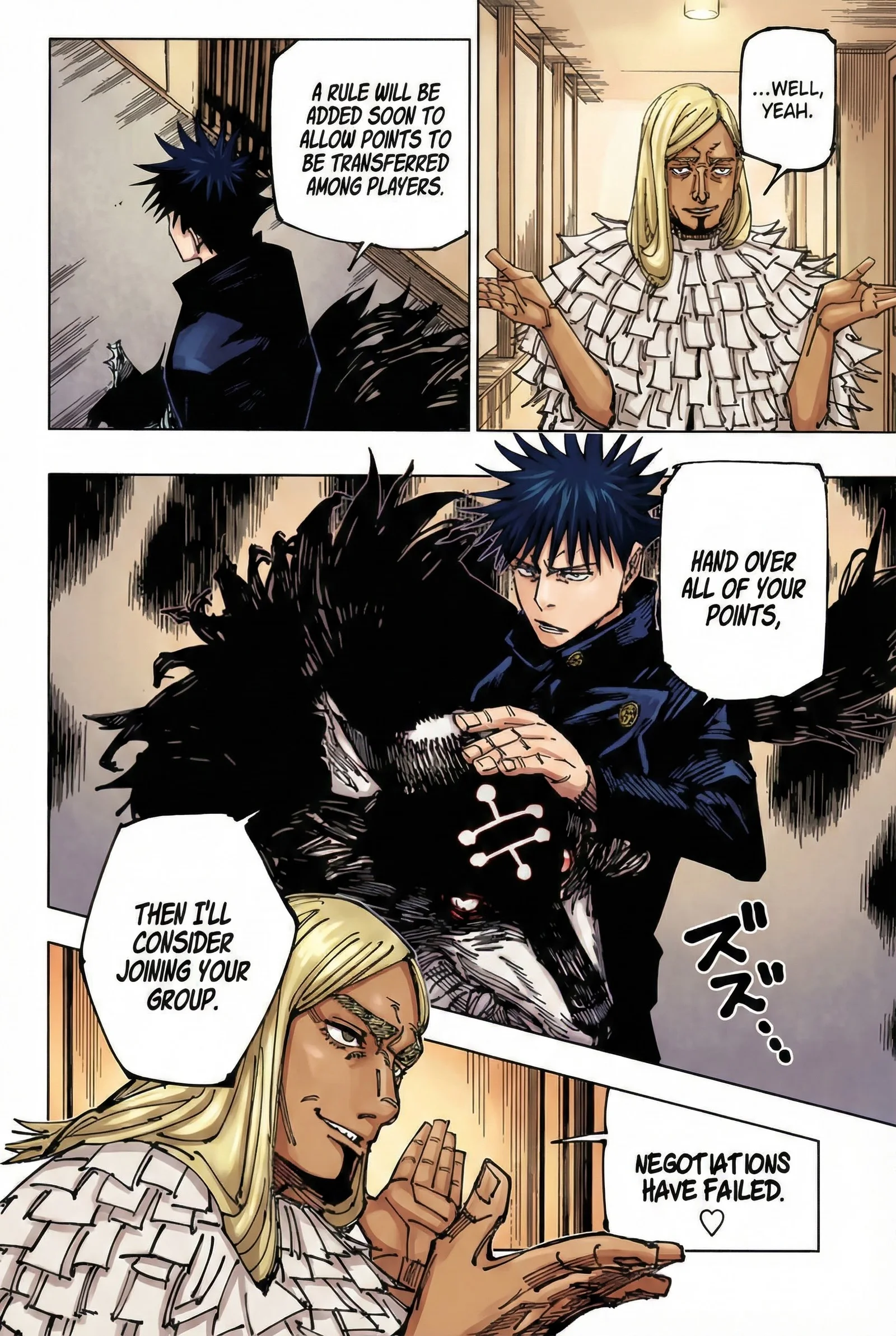 Jujutsu Kaisen Colored Manga JJK, chapter 167, page 12