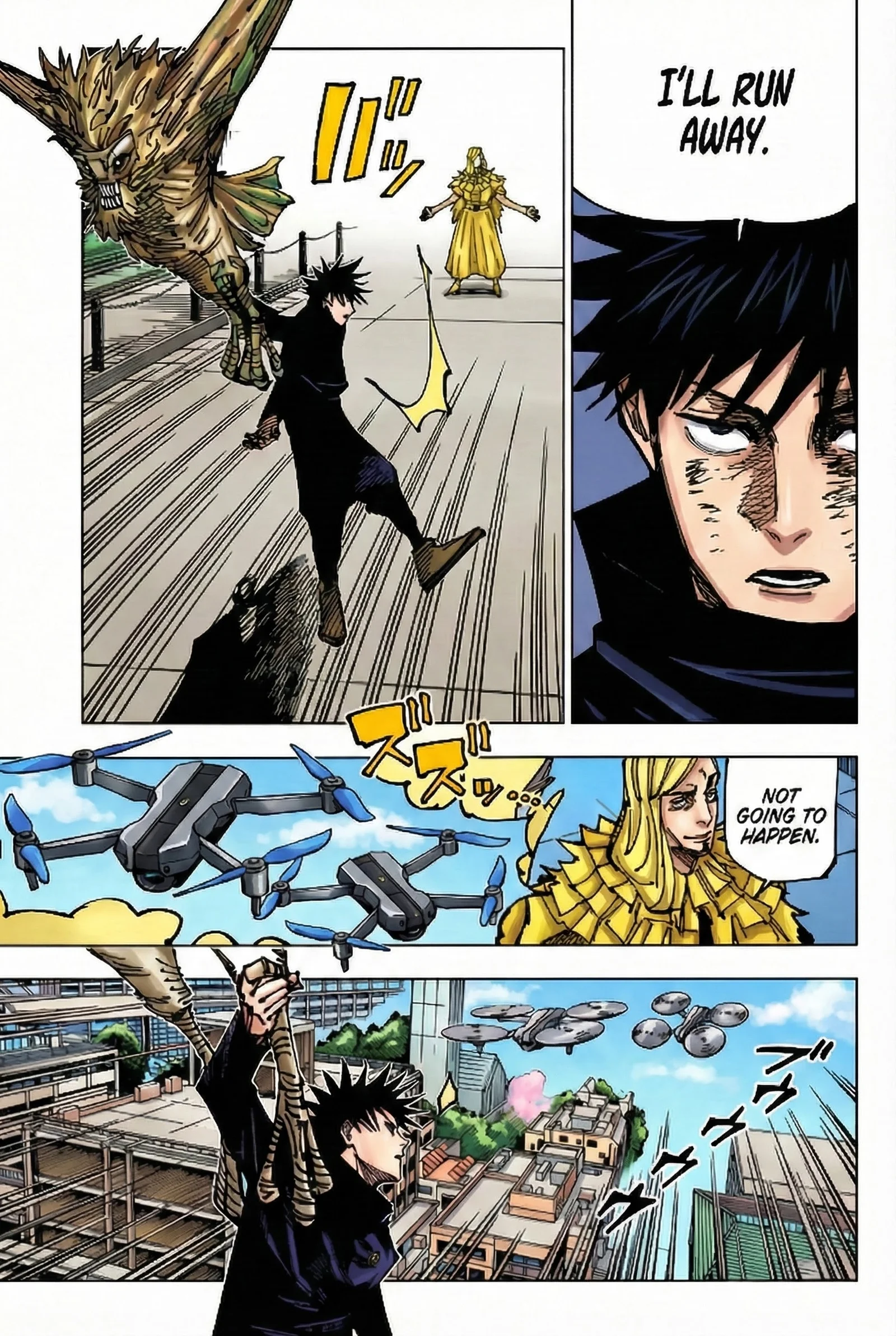 Jujutsu Kaisen Colored Manga JJK, chapter 170, page 9