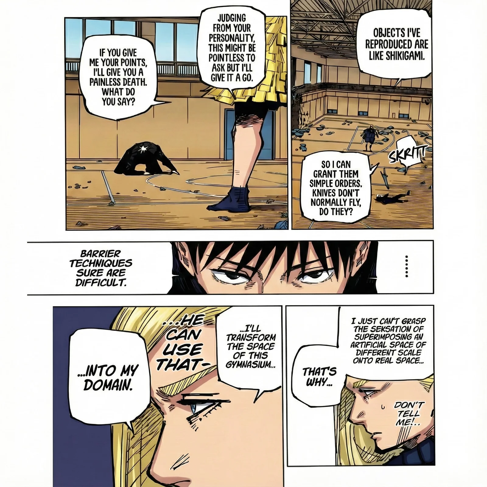 Jujutsu Kaisen Colored Manga JJK, chapter 170, page 17