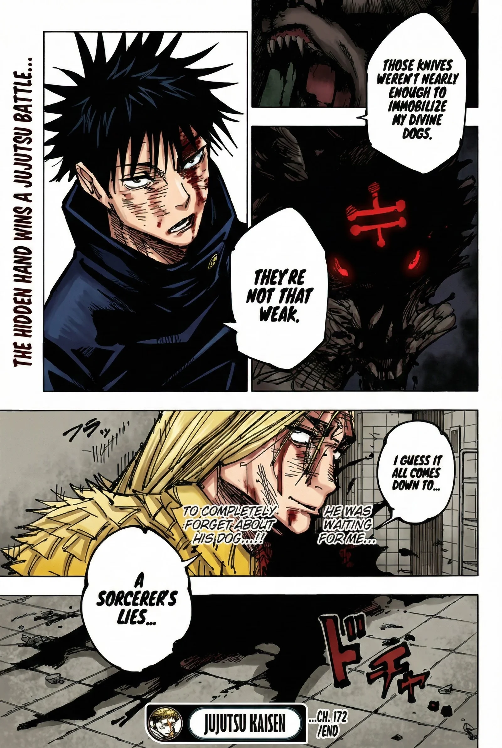 Jujutsu Kaisen Colored Manga JJK, chapter 172, page 15