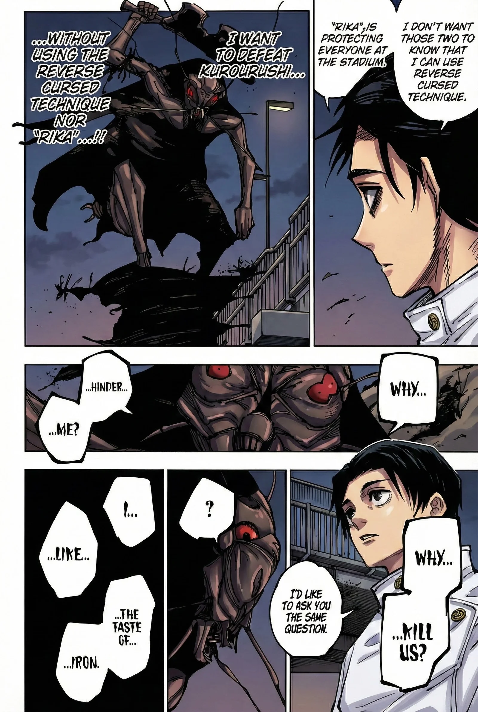 Jujutsu Kaisen Colored Manga JJK, chapter 175, page 8