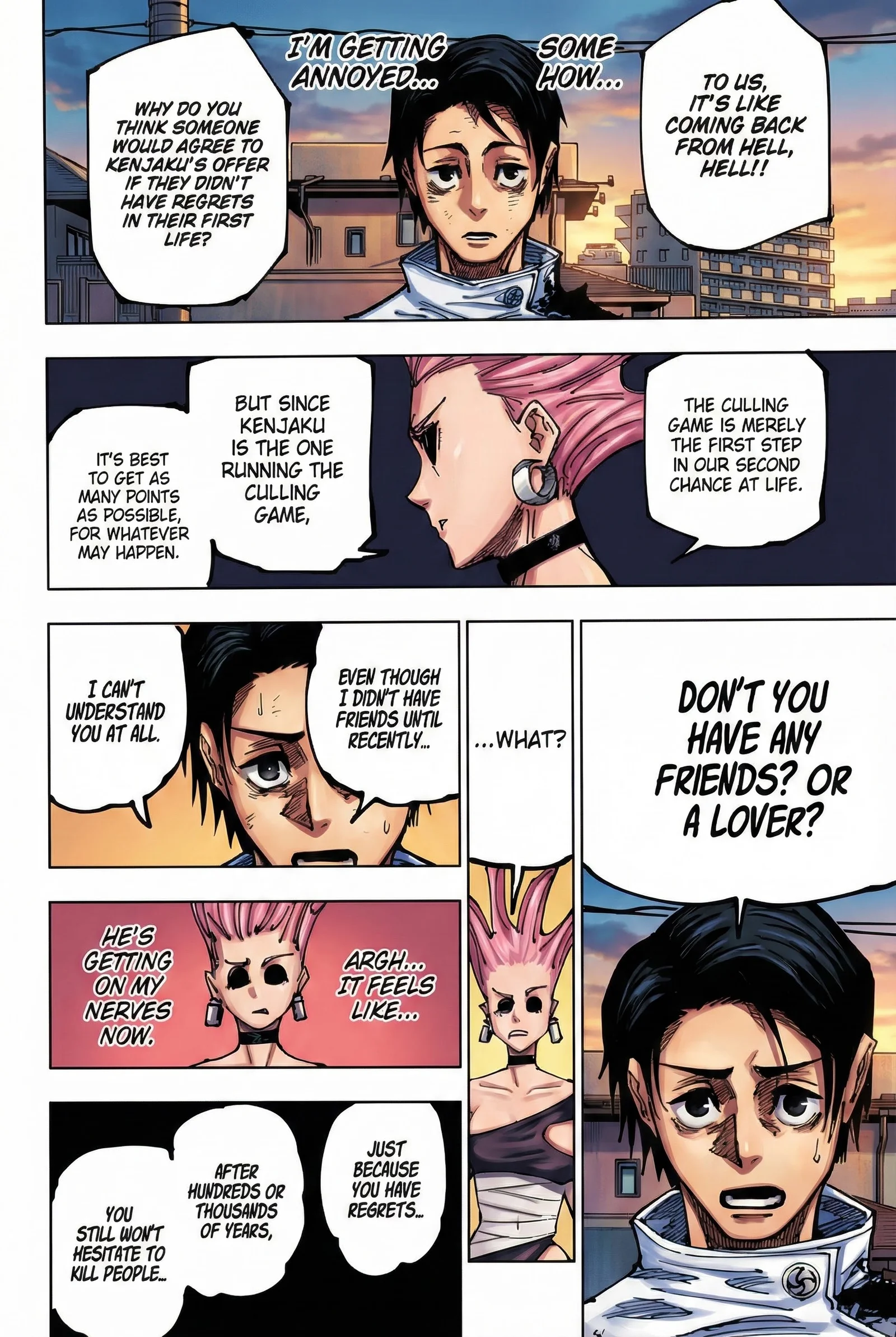 Jujutsu Kaisen Colored Manga JJK, chapter 176, page 8