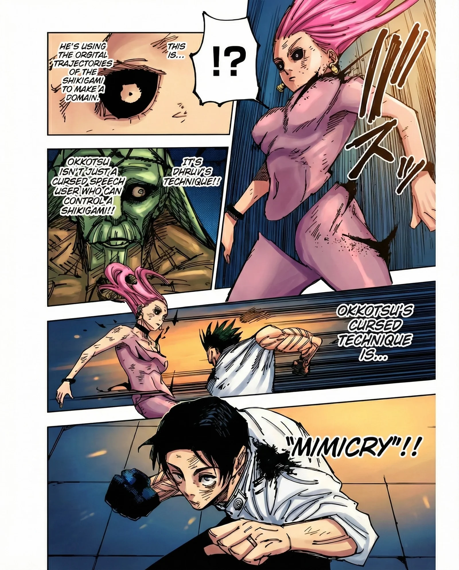 Jujutsu Kaisen Colored Manga JJK, chapter 178, page 14