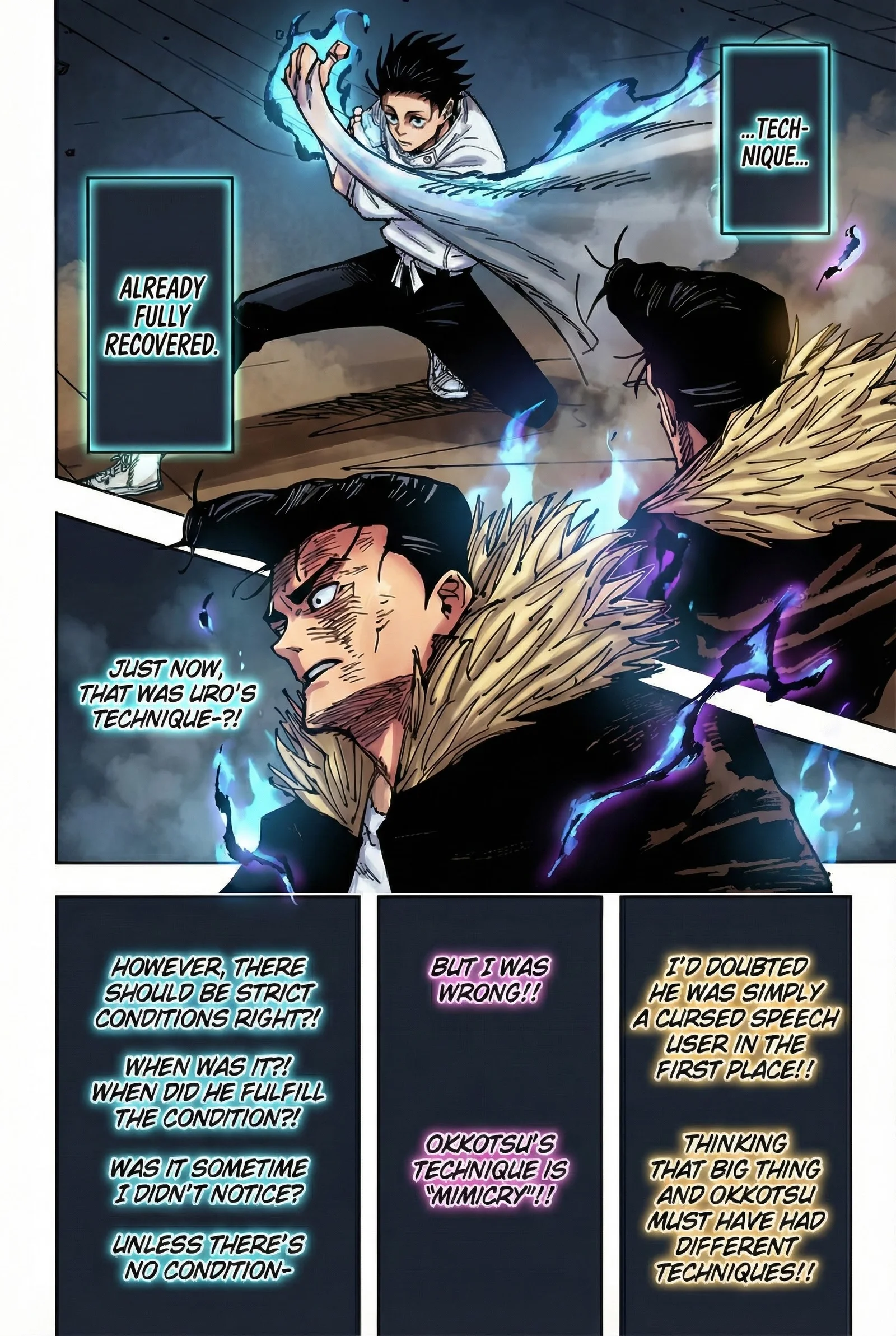 Jujutsu Kaisen Colored Manga JJK, chapter 180, page 9