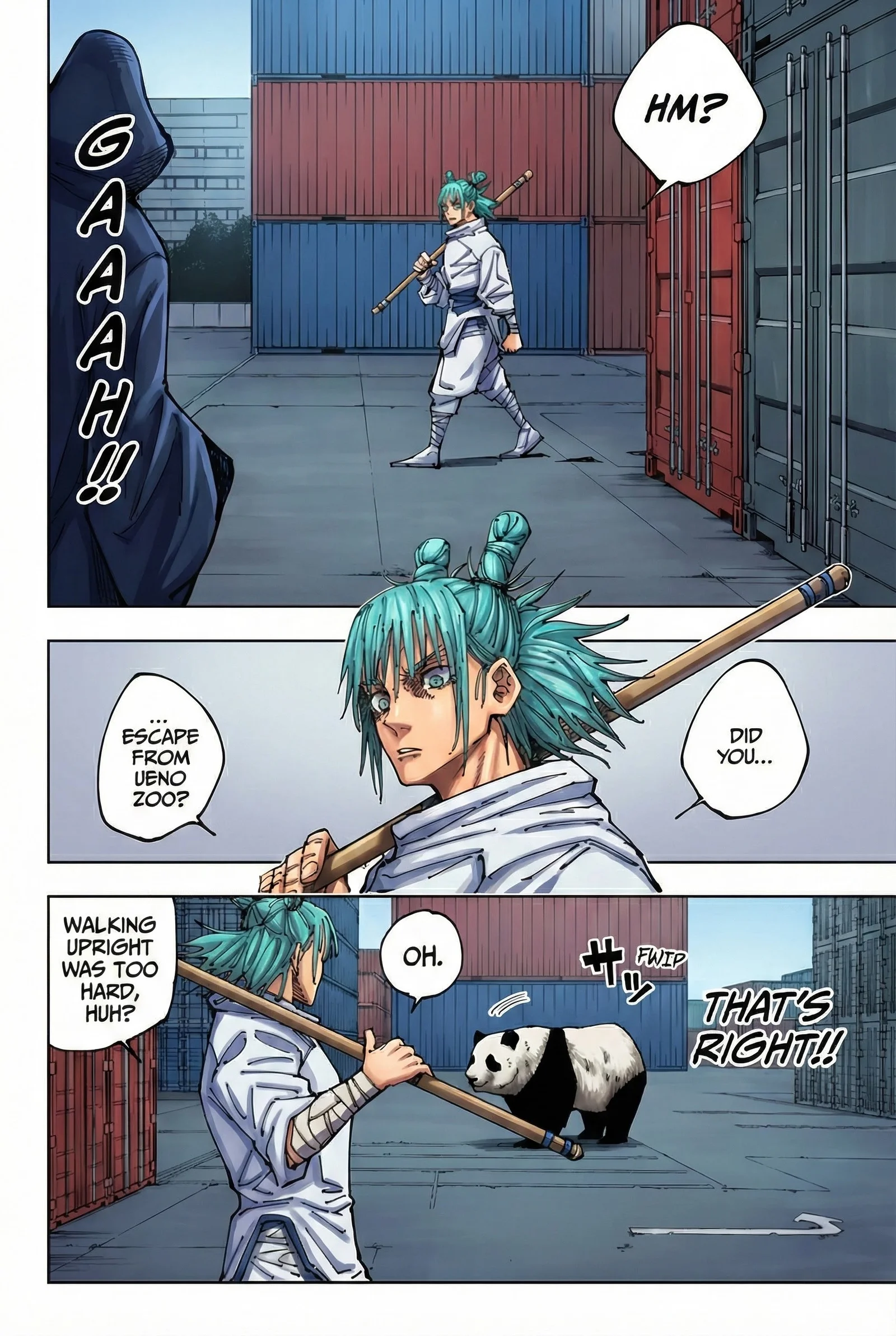 Jujutsu Kaisen Colored Manga JJK, chapter 184, page 4