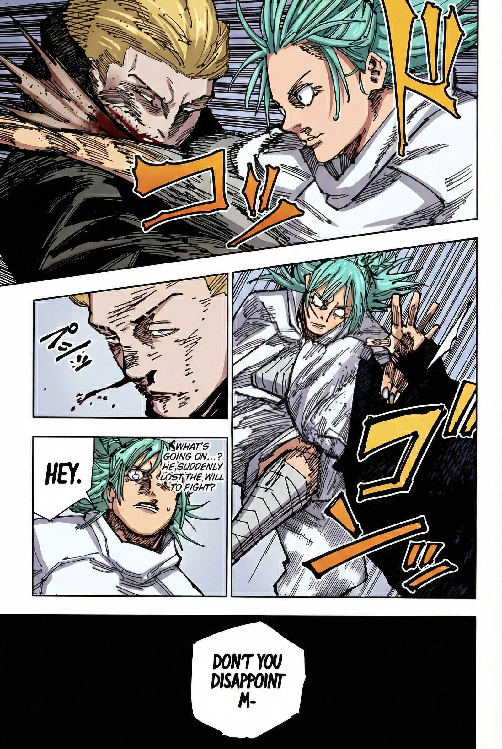 Jujutsu Kaisen Colored Manga JJK, chapter 186, page 8