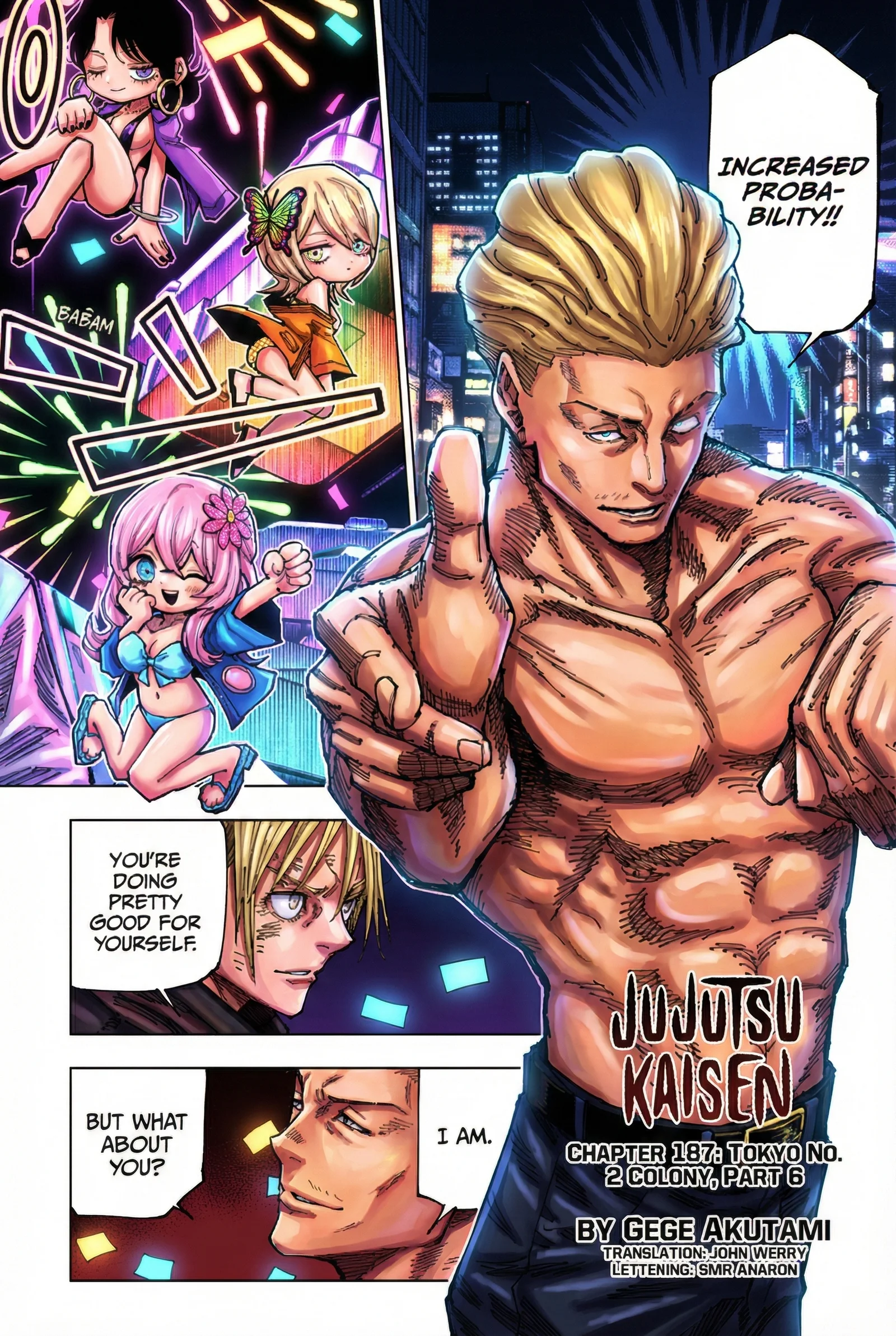 Jujutsu Kaisen Colored Manga JJK, chapter 187, page 2