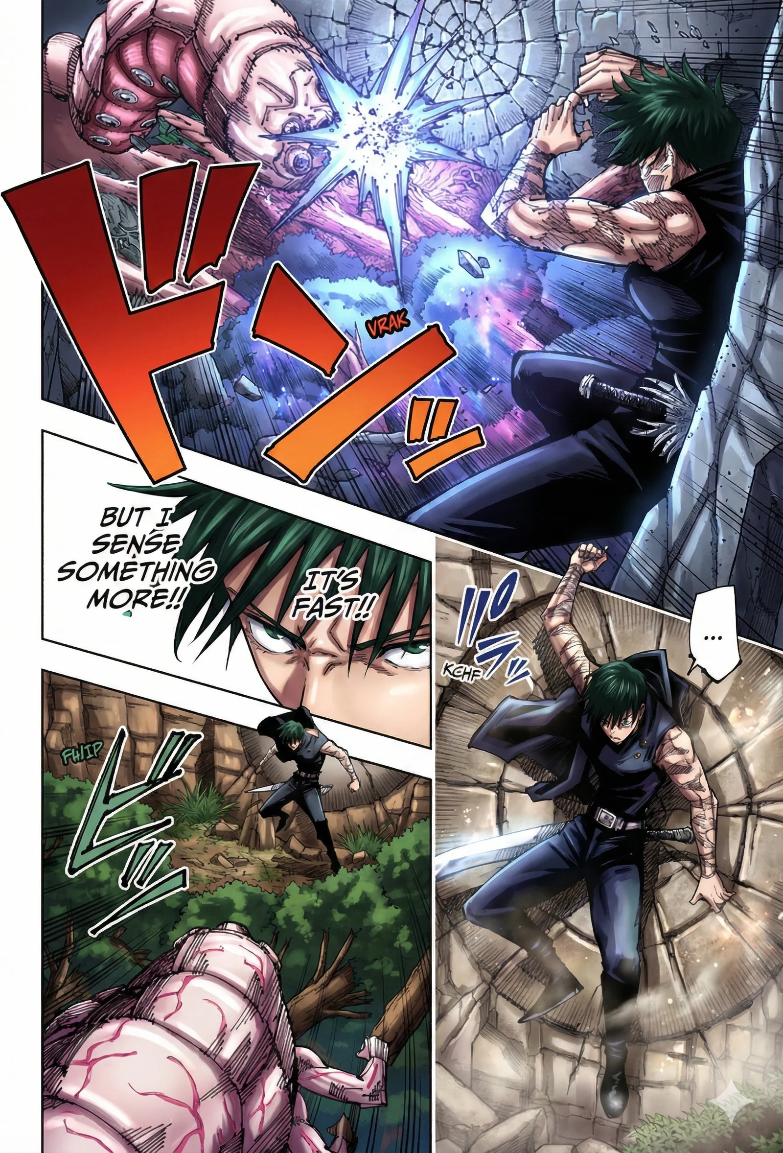 Jujutsu Kaisen Colored Manga JJK, chapter 191, page 17