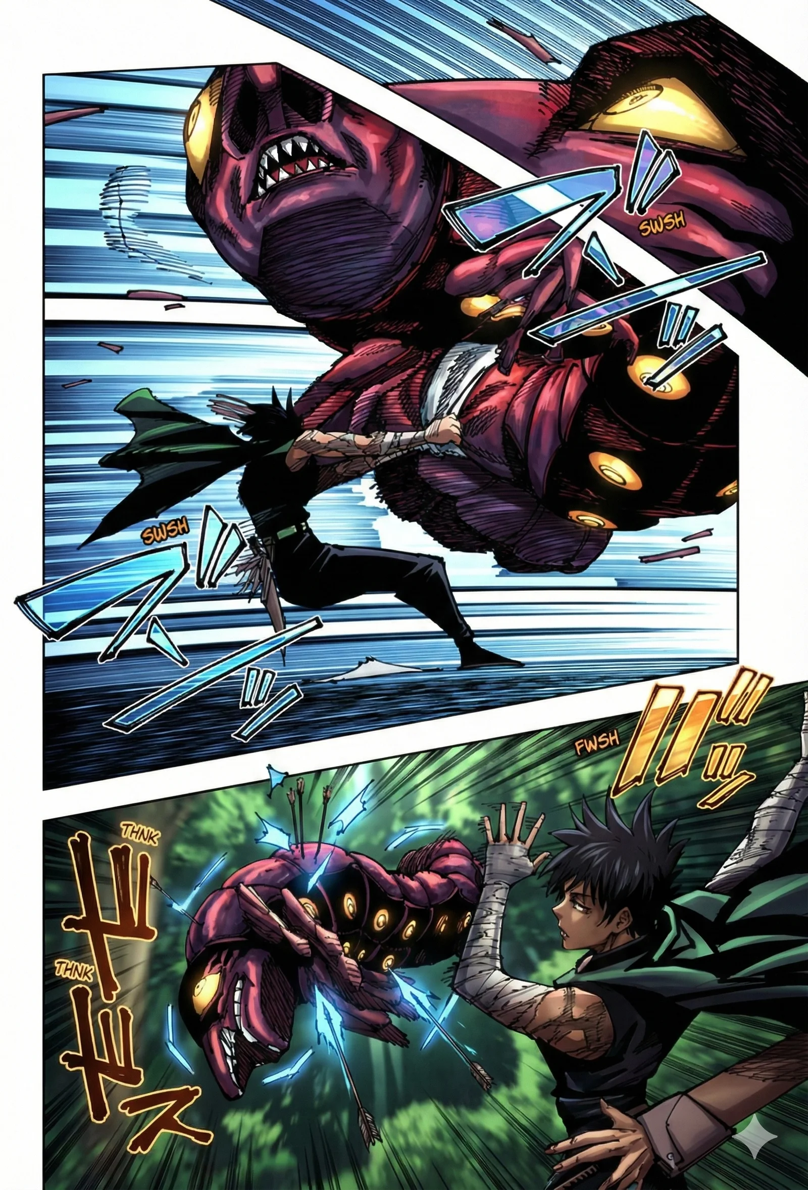 Jujutsu Kaisen Colored Manga JJK, chapter 192, page 9