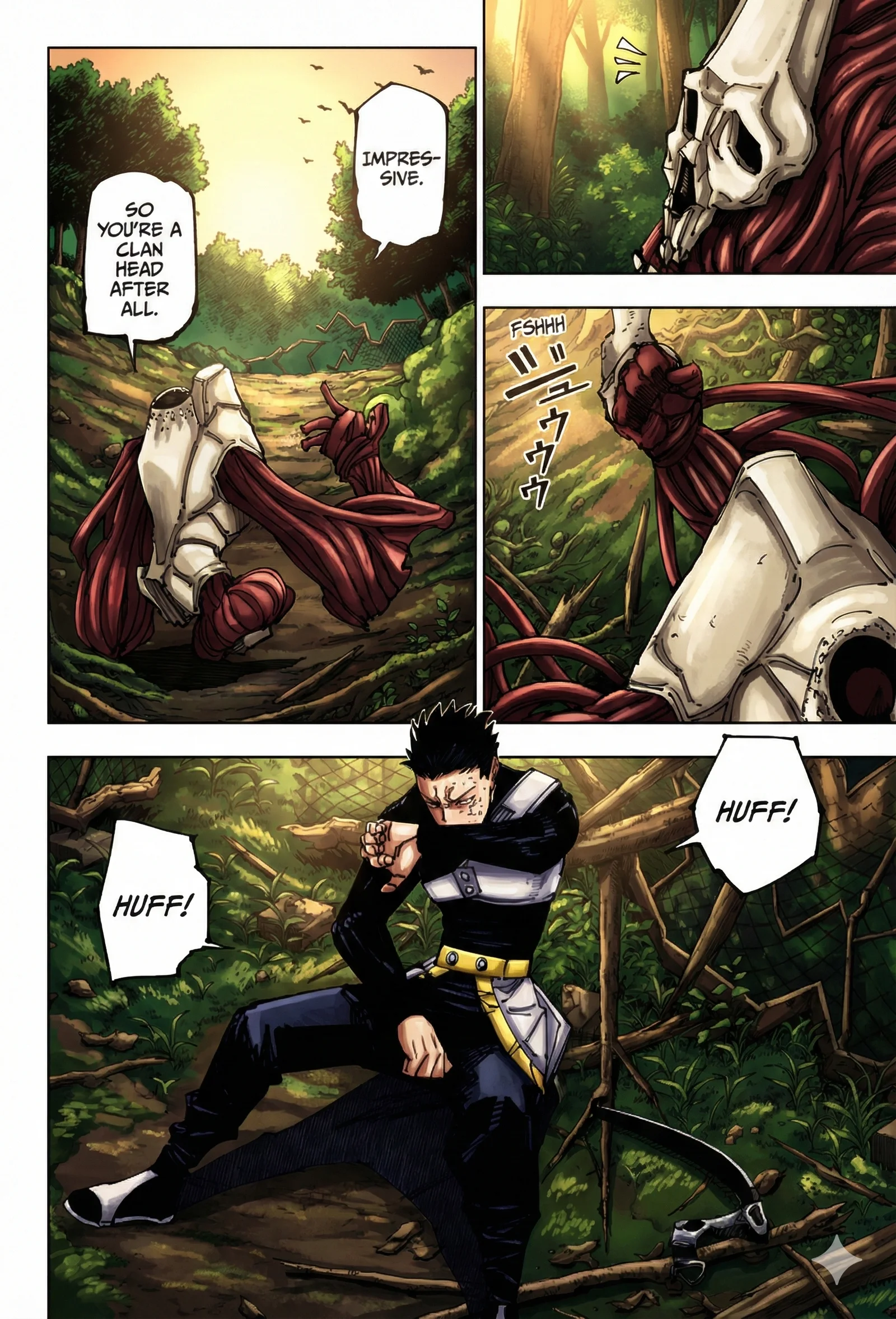 Jujutsu Kaisen Colored Manga JJK, chapter 193, page 2