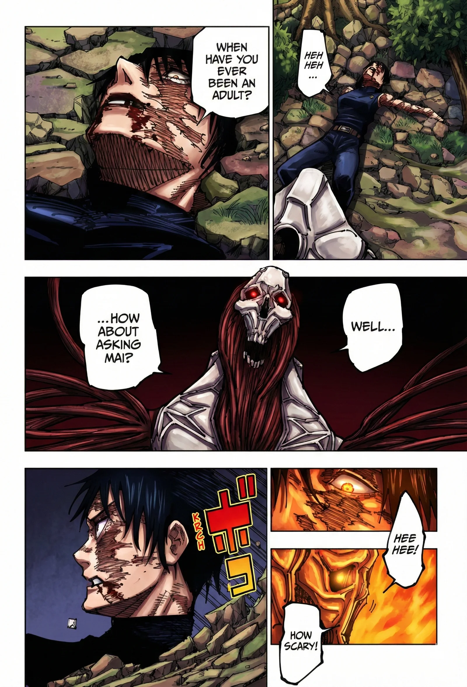 Jujutsu Kaisen Colored Manga JJK, chapter 194, page 2