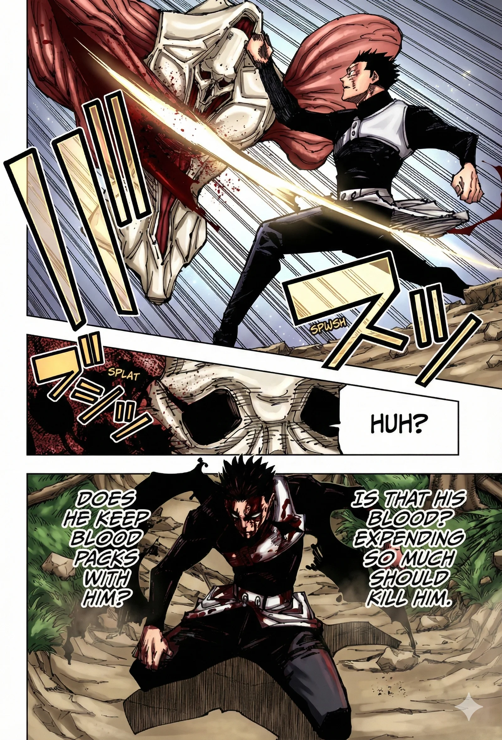 Jujutsu Kaisen Colored Manga JJK, chapter 194, page 4
