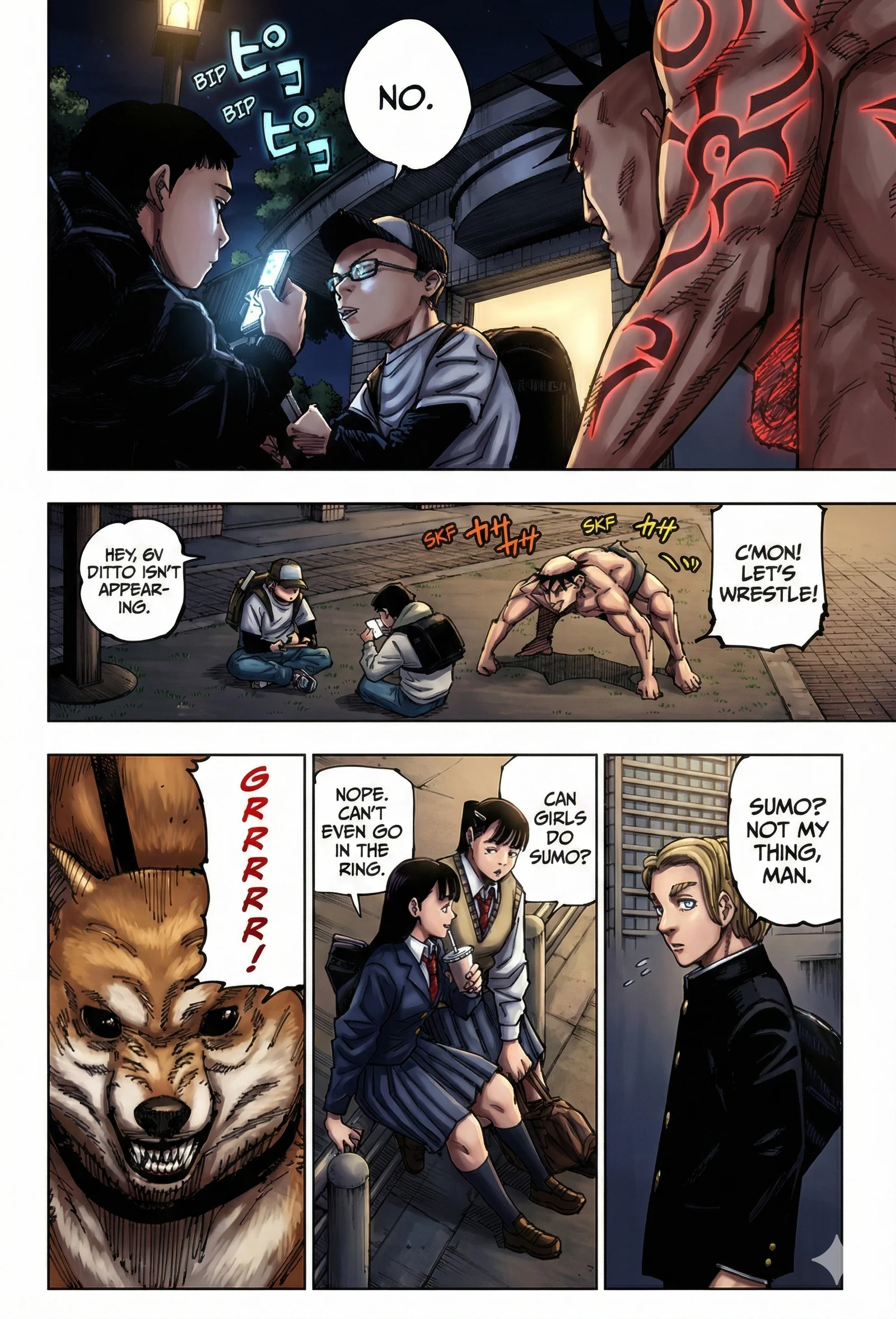 Jujutsu Kaisen Colored Manga JJK, chapter 195, page 3