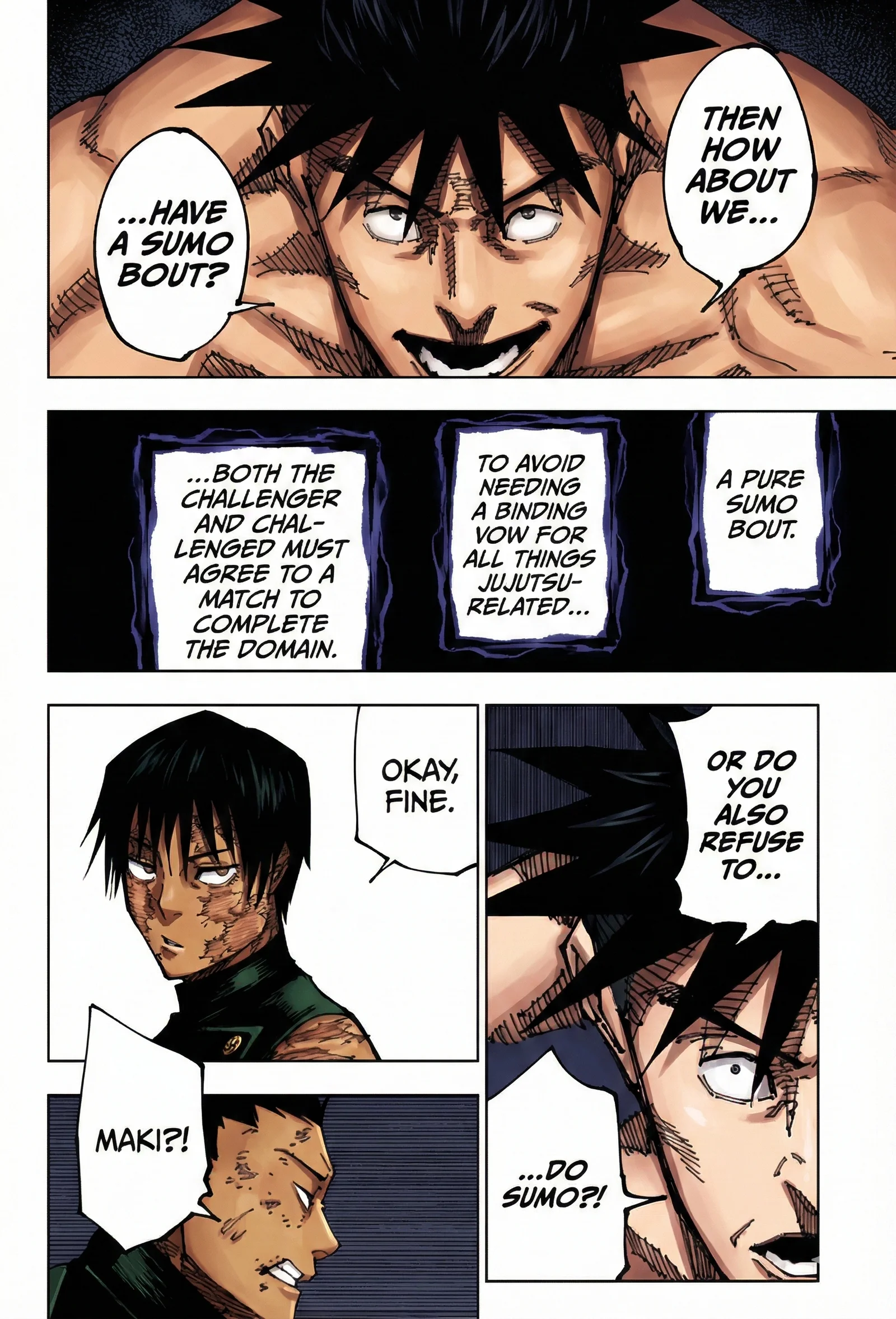Jujutsu Kaisen Colored Manga JJK, chapter 196, page 2