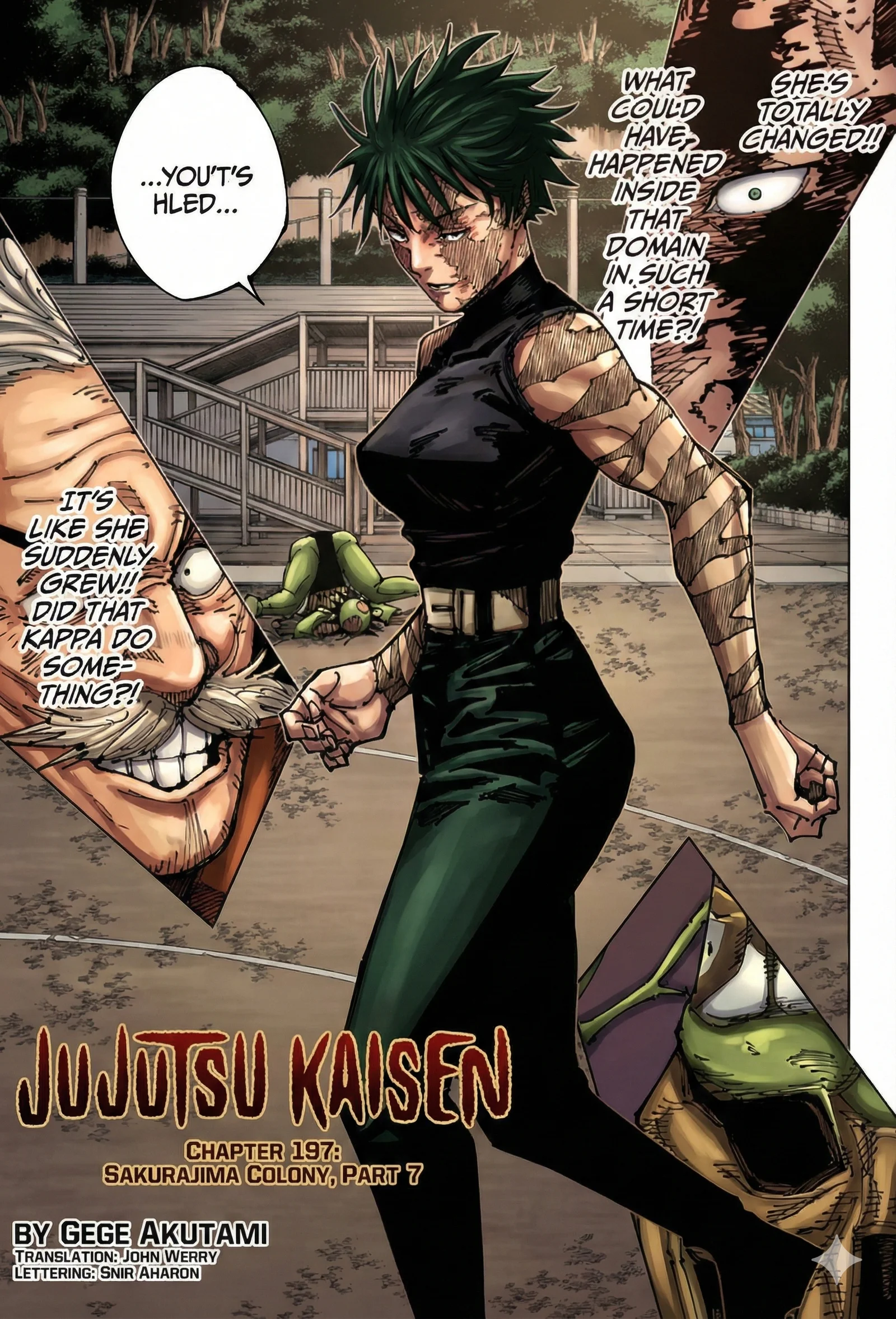 Jujutsu Kaisen Colored Manga JJK, chapter 197, page 1