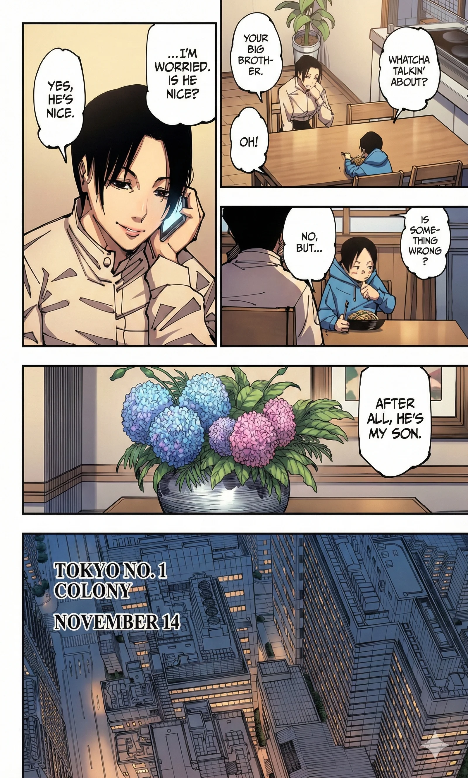 Jujutsu Kaisen Colored Manga JJK, chapter 199, page 4