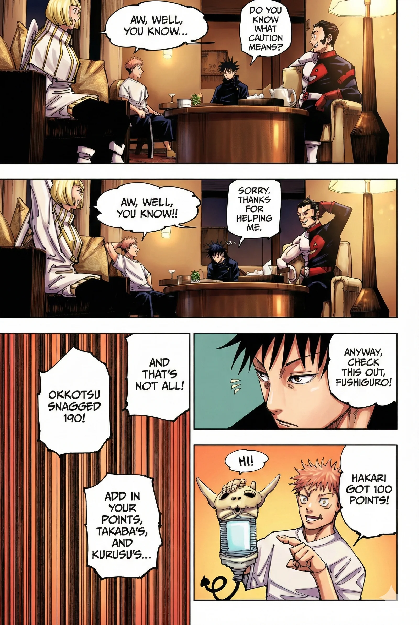 Jujutsu Kaisen Colored Manga JJK, chapter 199, page 8