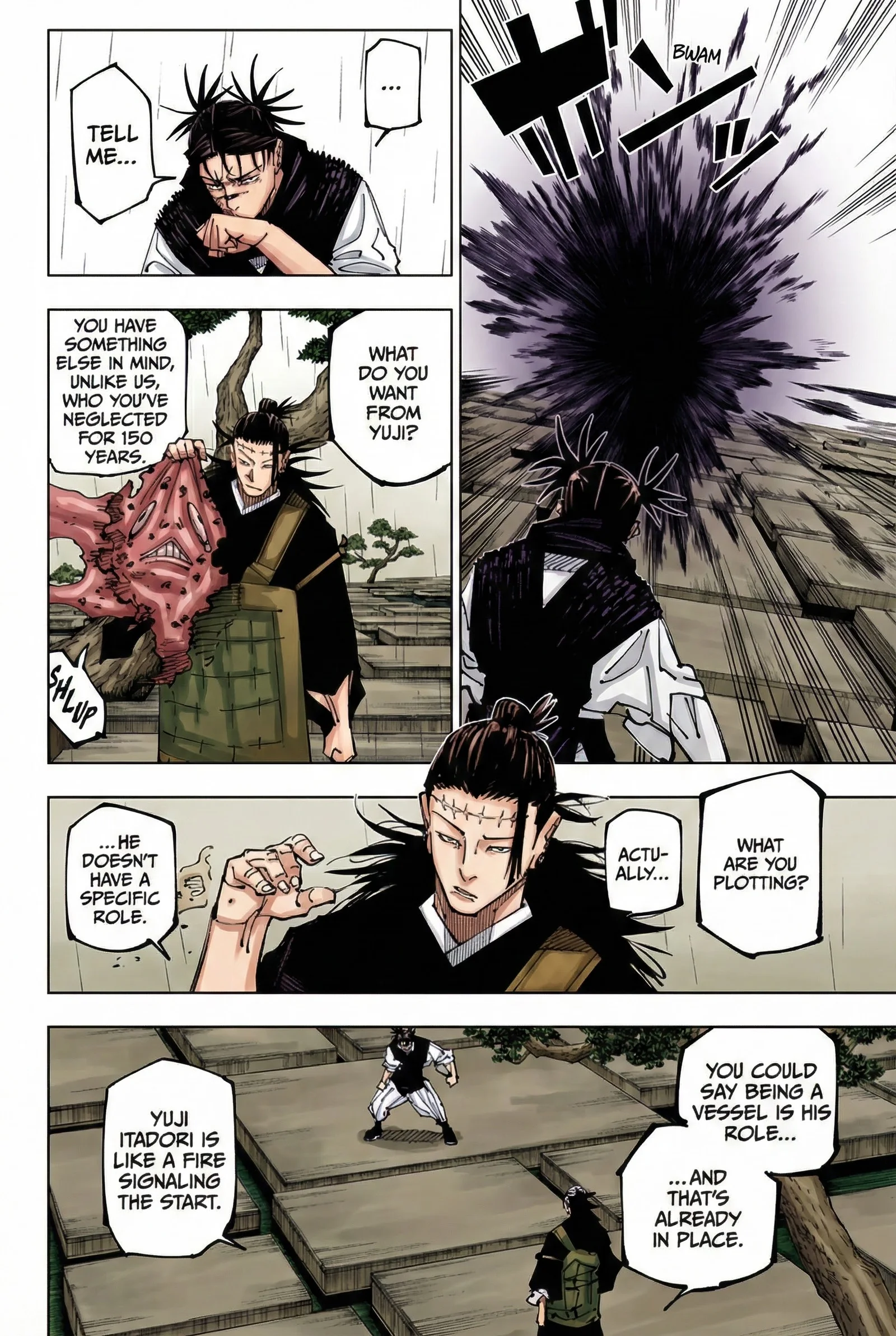 Jujutsu Kaisen Colored Manga JJK, chapter 203, page 7