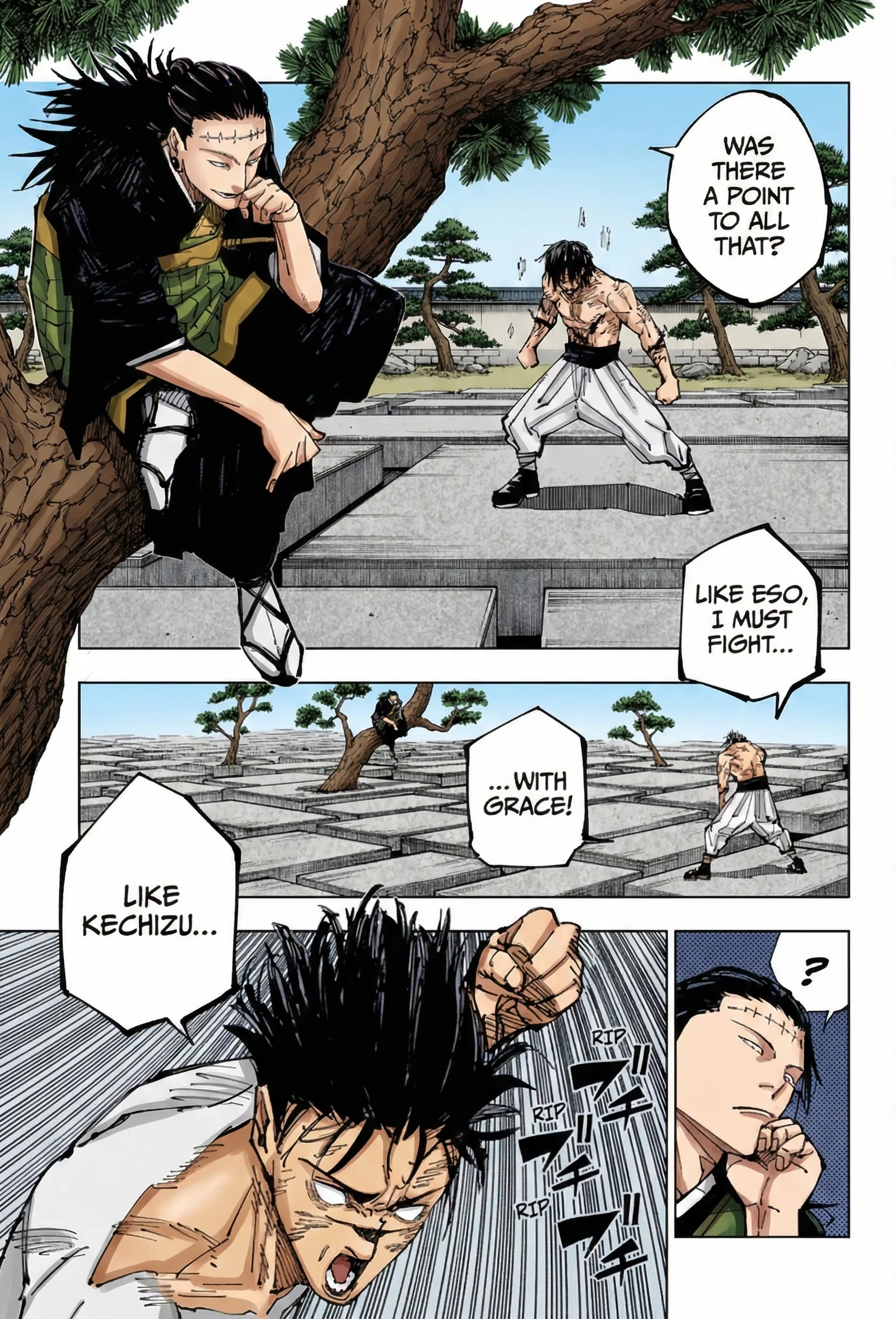 Jujutsu Kaisen Colored Manga JJK, chapter 204, page 10