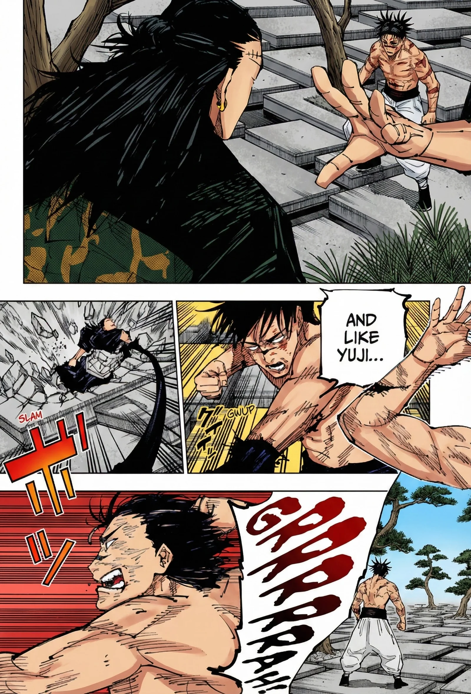 Jujutsu Kaisen Colored Manga JJK, chapter 204, page 13