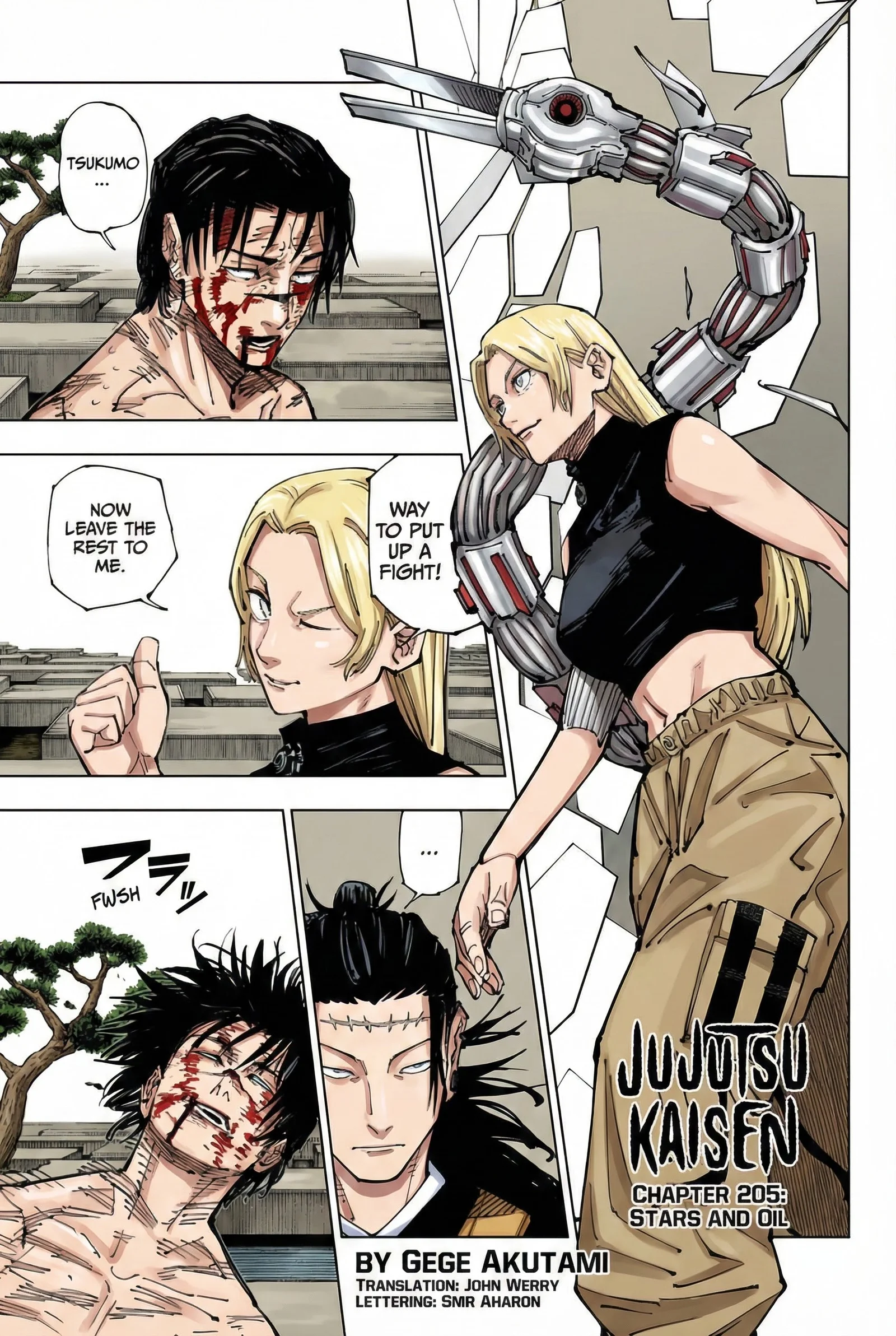 Jujutsu Kaisen Colored Manga JJK, chapter 205, page 1