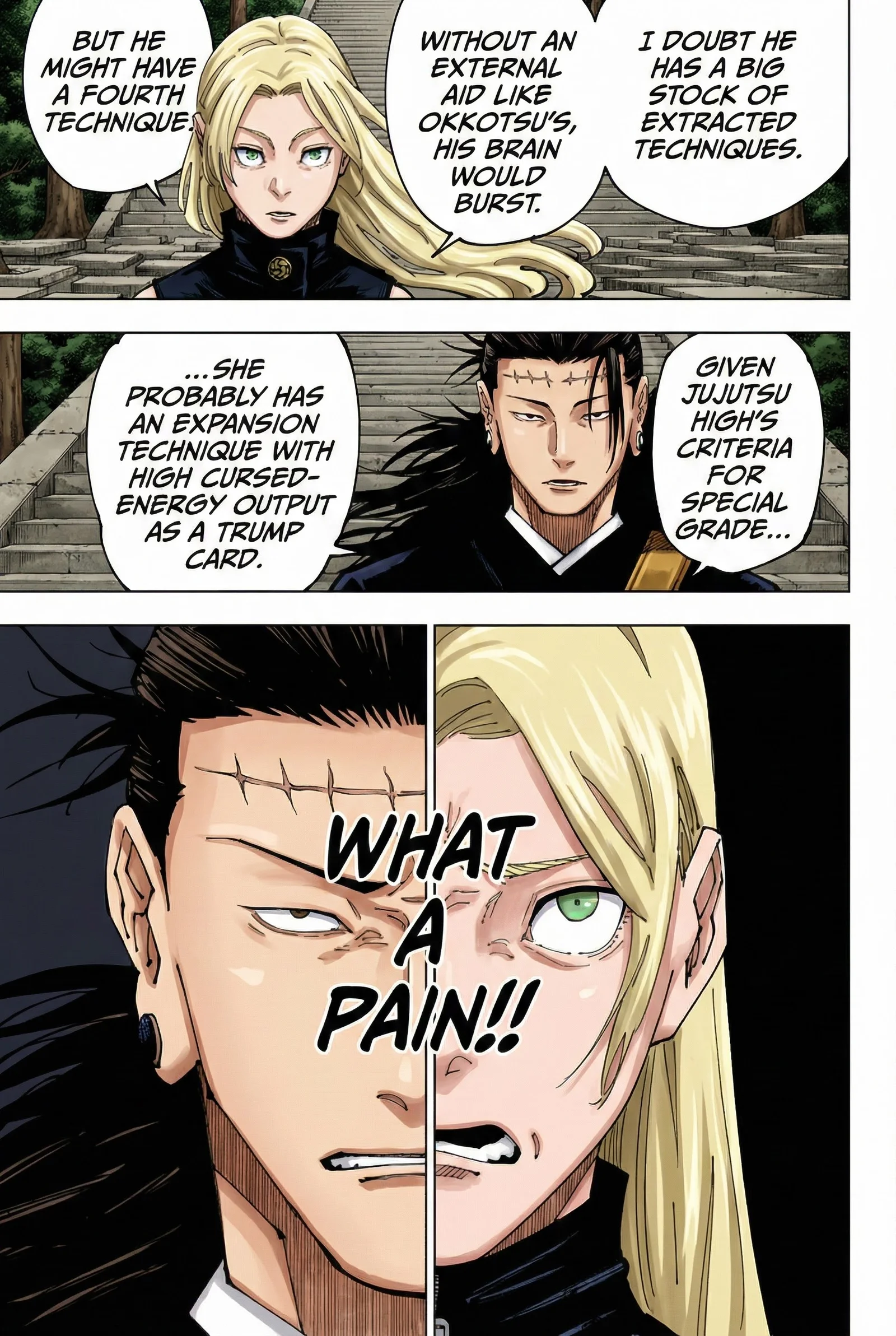 Jujutsu Kaisen Colored Manga JJK, chapter 205, page 16