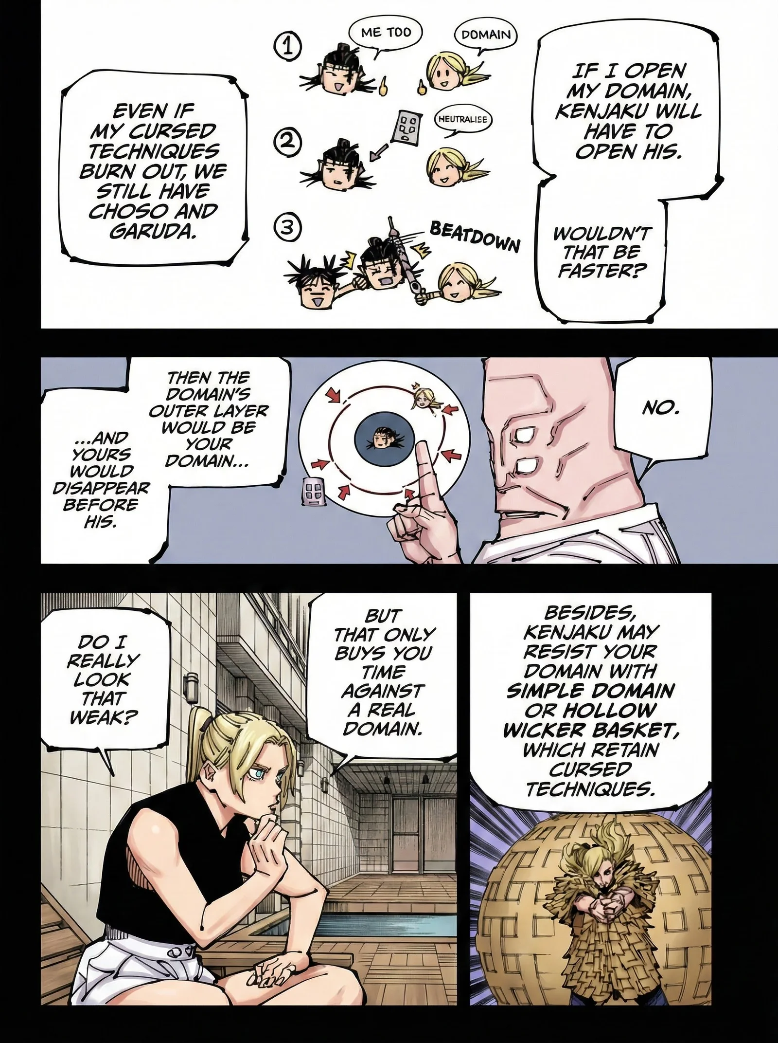 Jujutsu Kaisen Colored Manga JJK, chapter 206, page 4