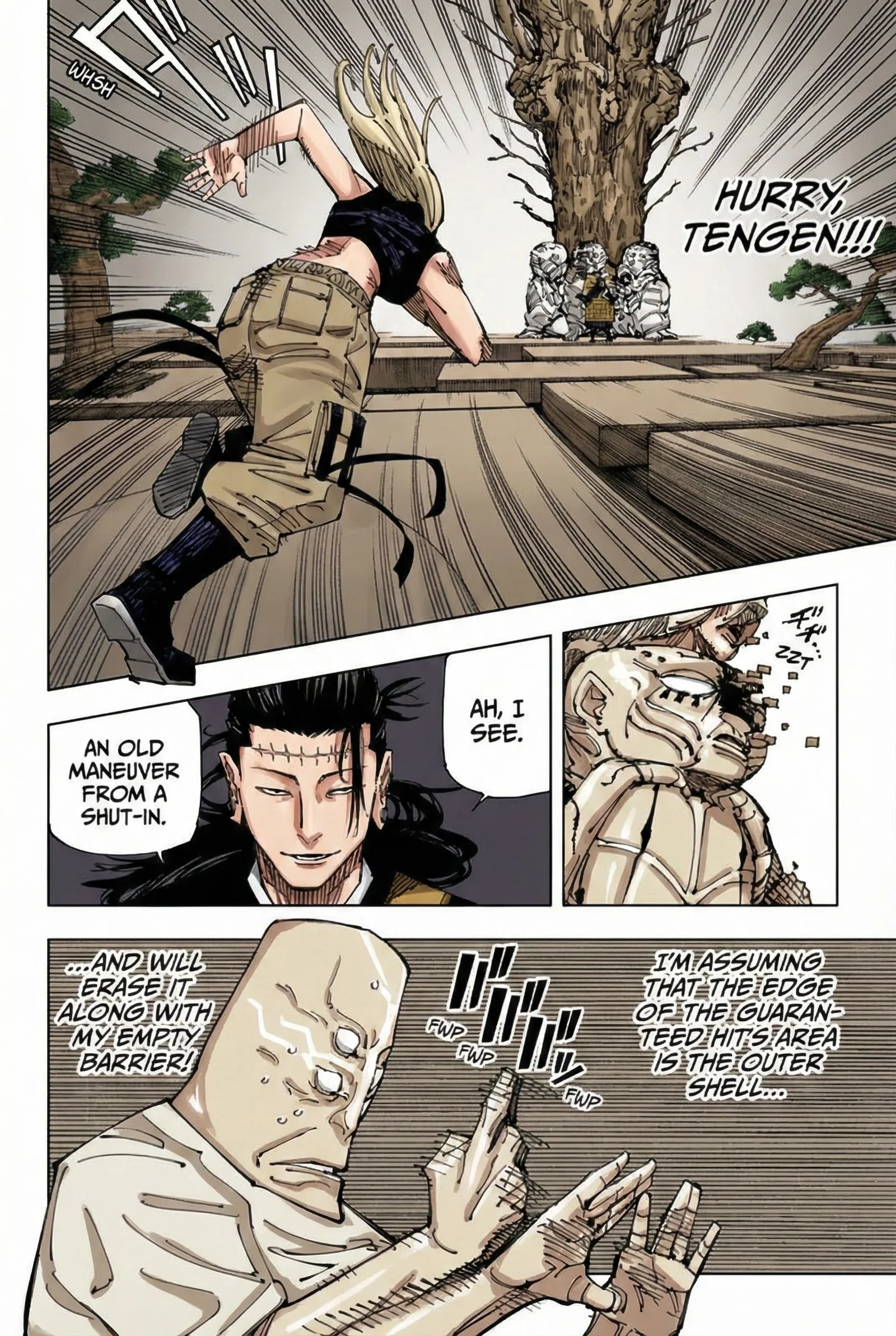 Jujutsu Kaisen Colored Manga JJK, chapter 206, page 8