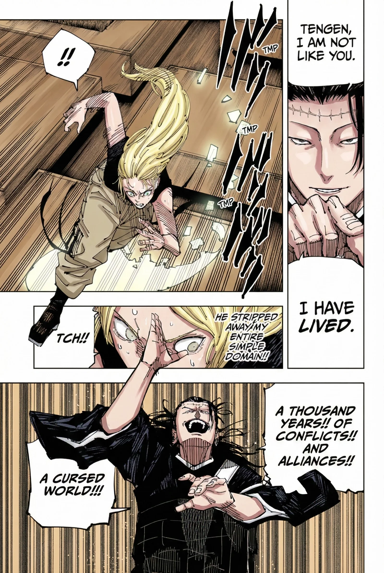 Jujutsu Kaisen Colored Manga JJK, chapter 206, page 9