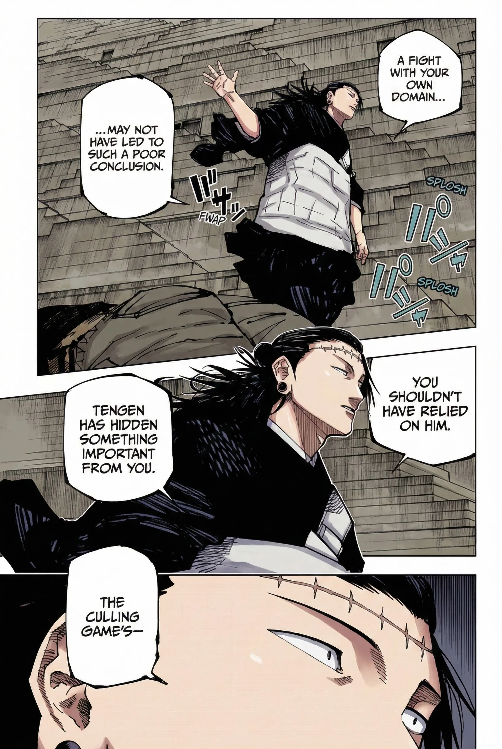 Jujutsu Kaisen Colored Manga JJK, chapter 206, page 12