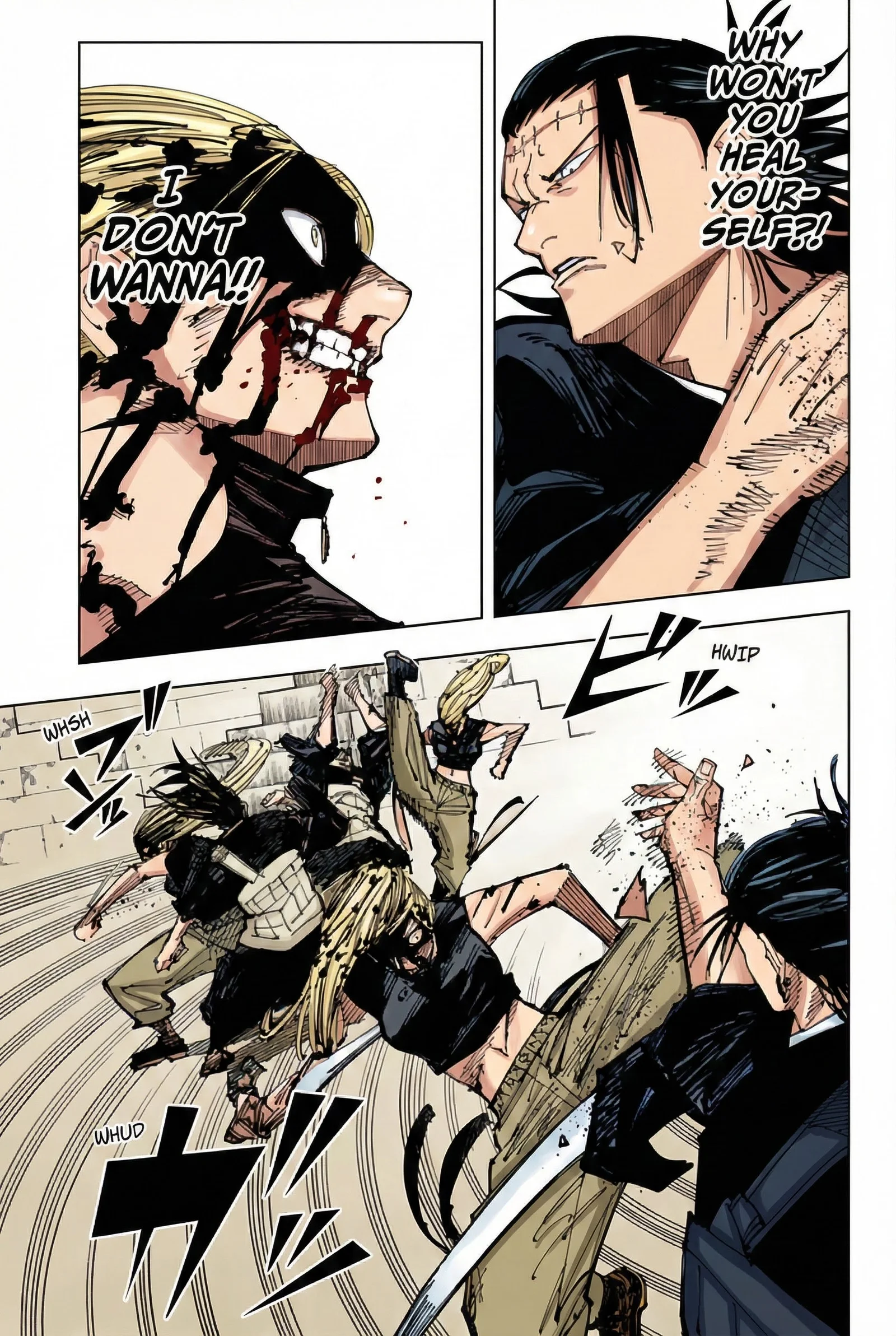 Jujutsu Kaisen Colored Manga JJK, chapter 206, page 16