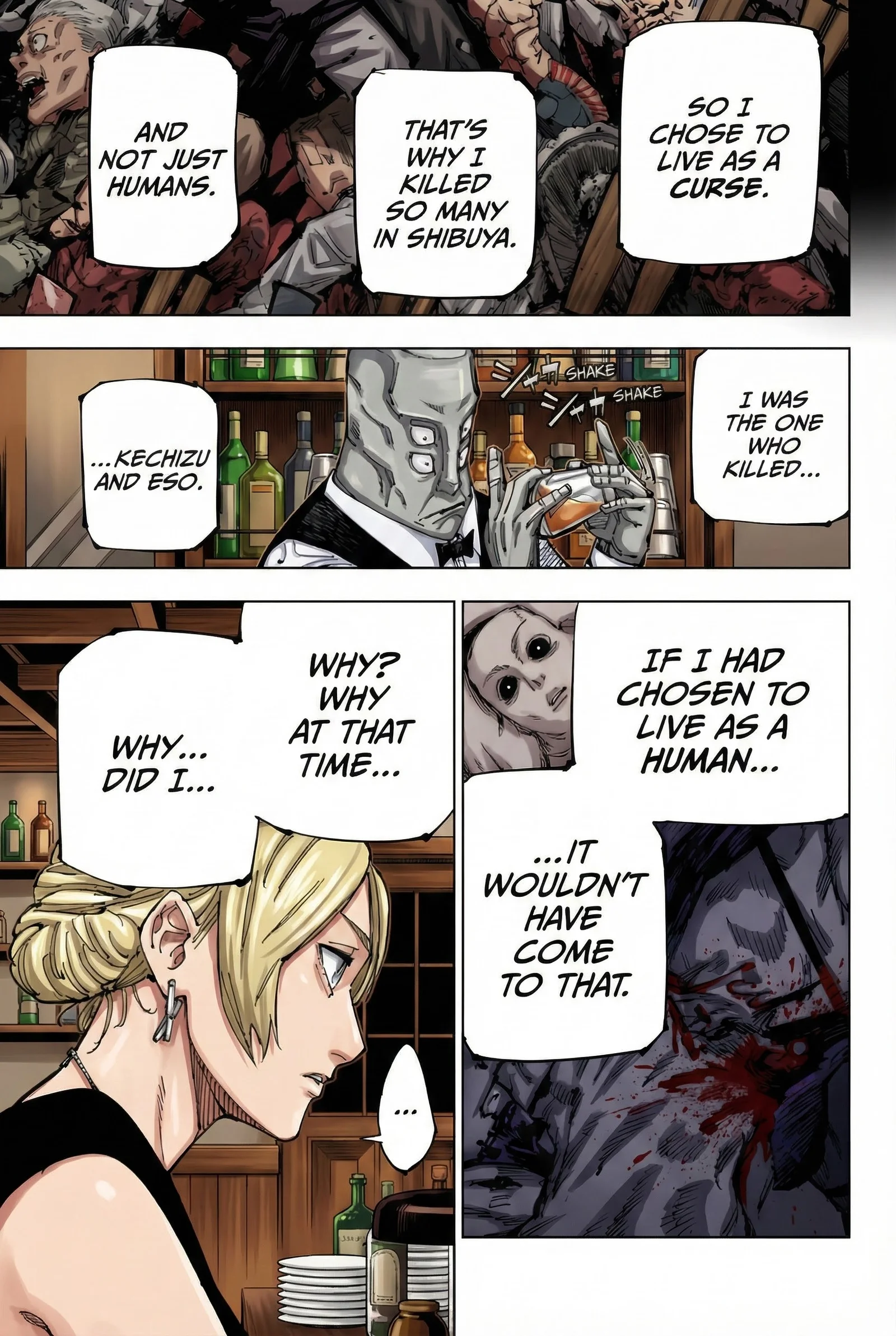 Jujutsu Kaisen Colored Manga JJK, chapter 208, page 3