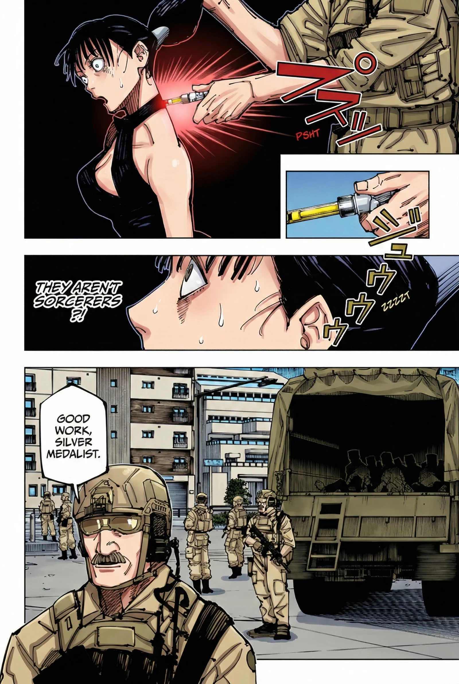 Jujutsu Kaisen Colored Manga JJK, chapter 209, page 6