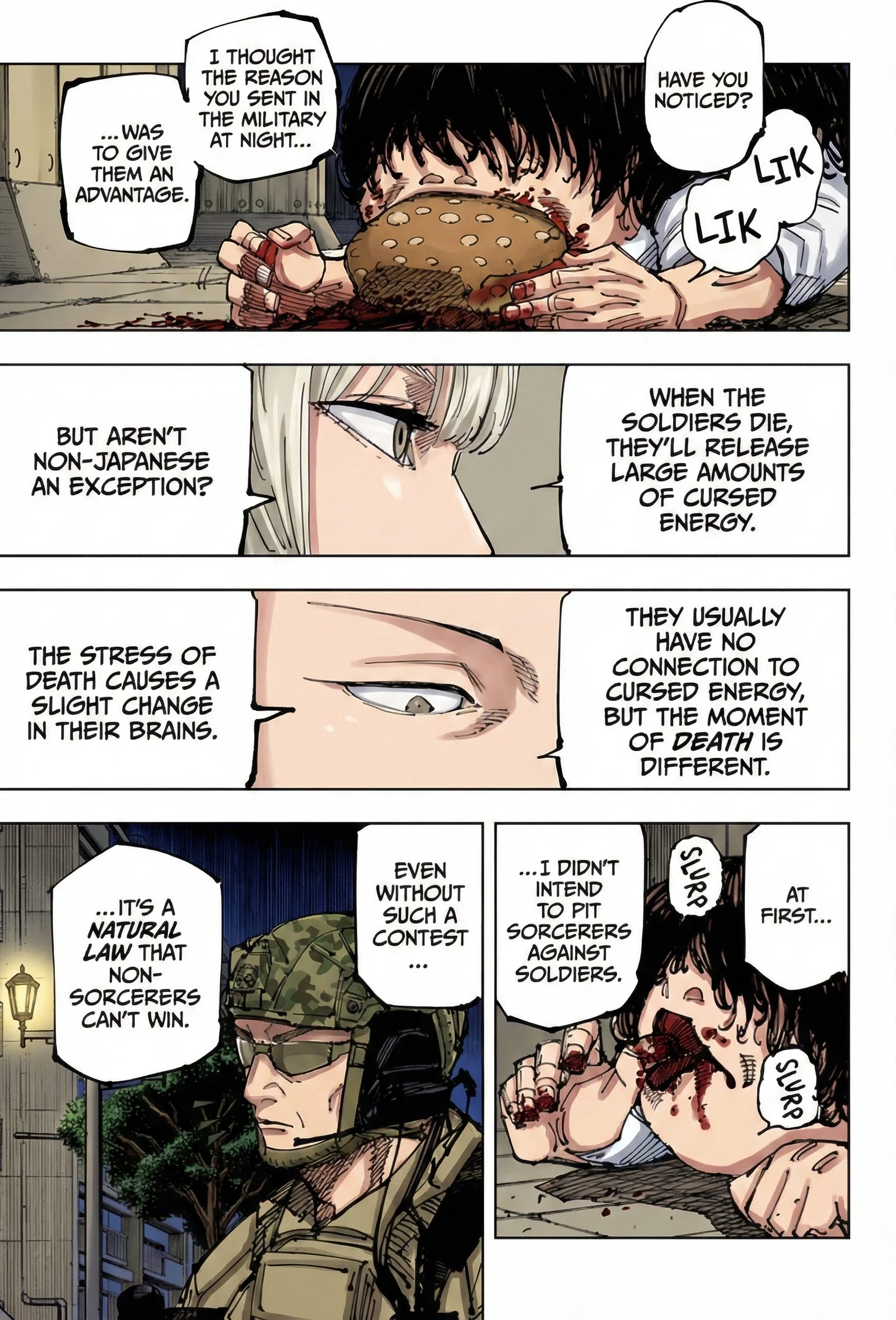 Jujutsu Kaisen Colored Manga JJK, chapter 209, page 13