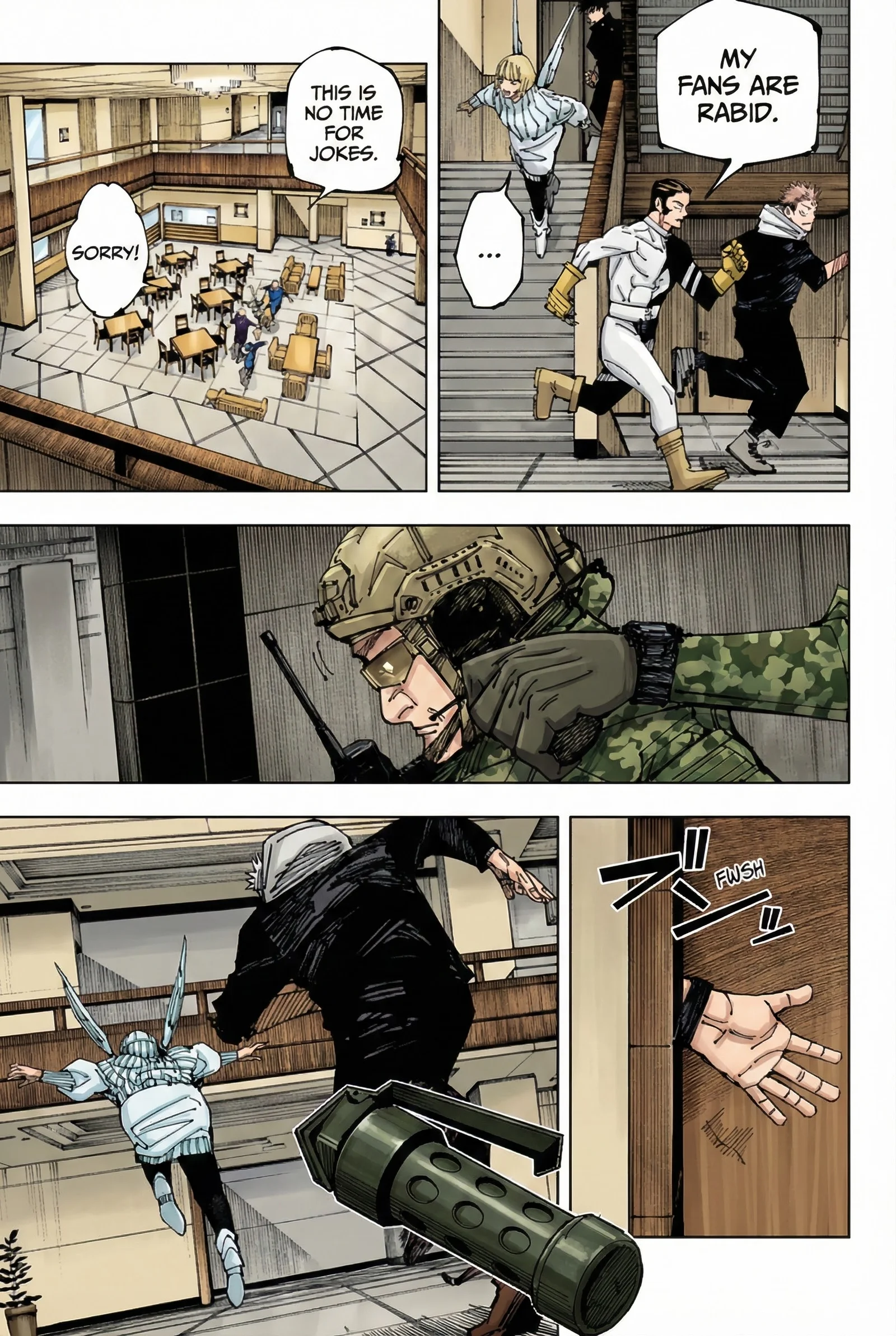 Jujutsu Kaisen Colored Manga JJK, chapter 209, page 16
