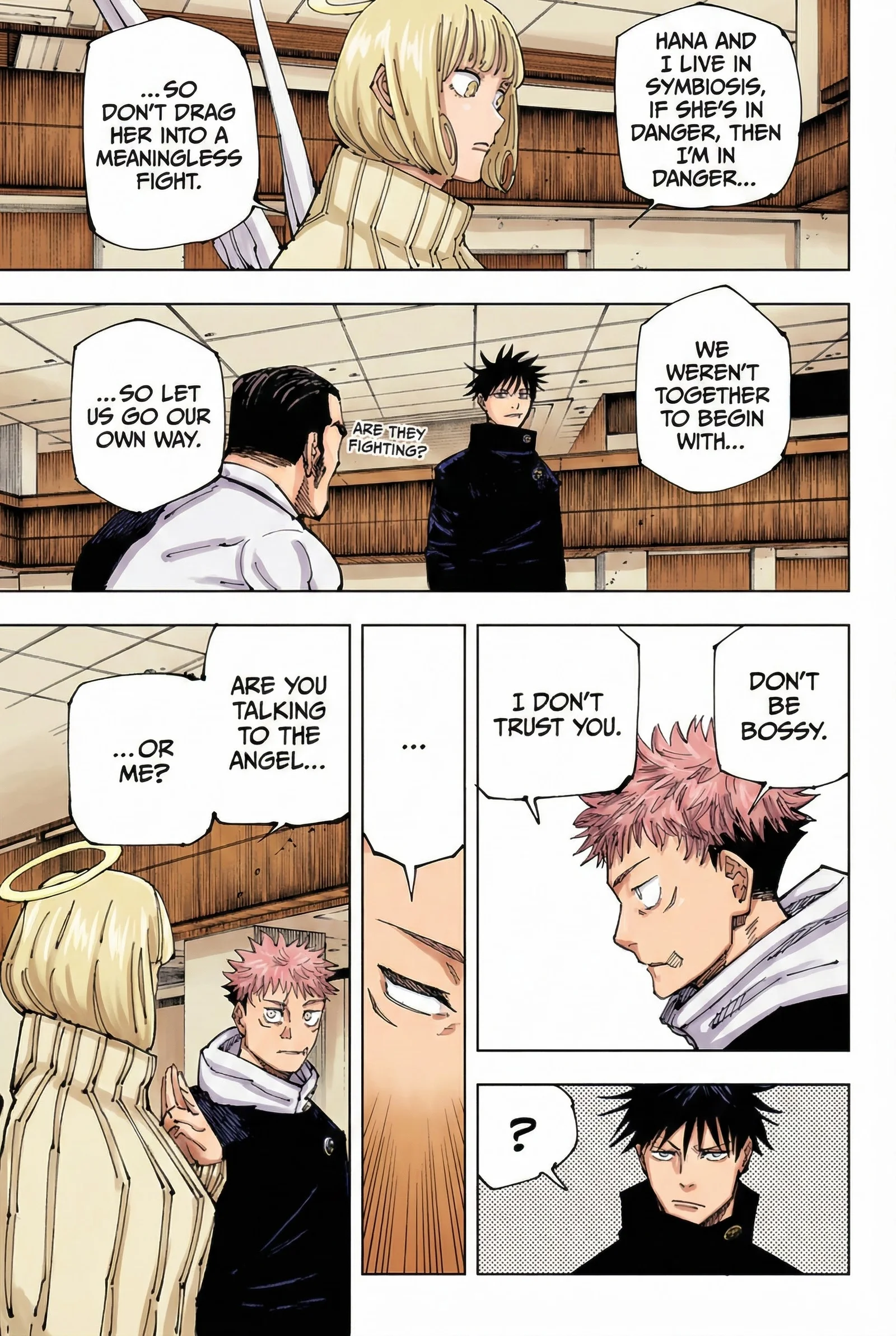 Jujutsu Kaisen Colored Manga JJK, chapter 210, page 7