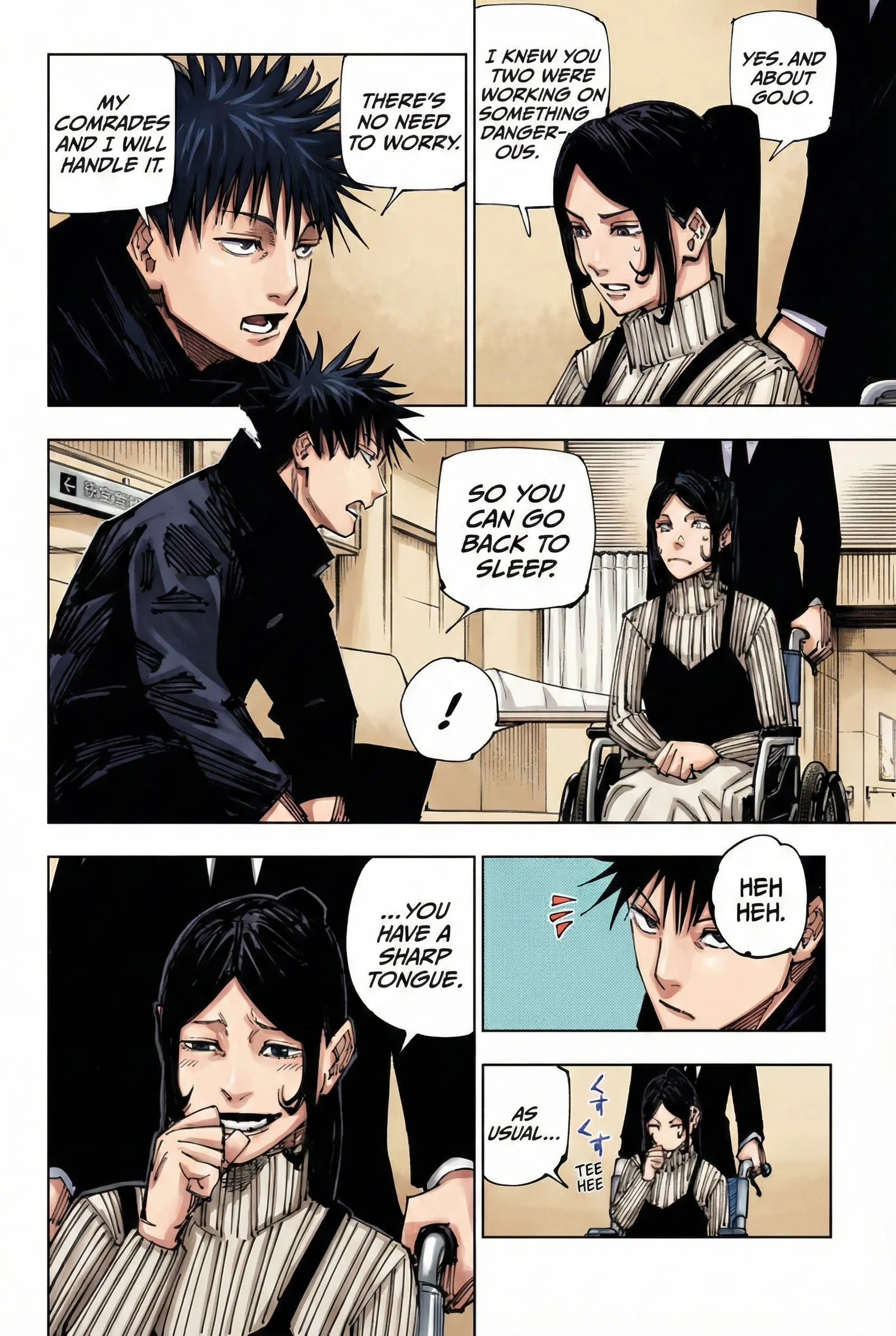 Jujutsu Kaisen Colored Manga JJK, chapter 212, page 2