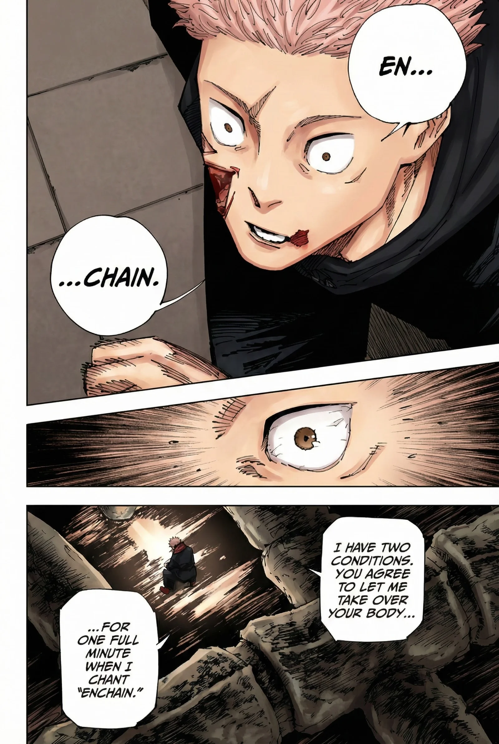 Jujutsu Kaisen Colored Manga JJK, chapter 212, page 9
