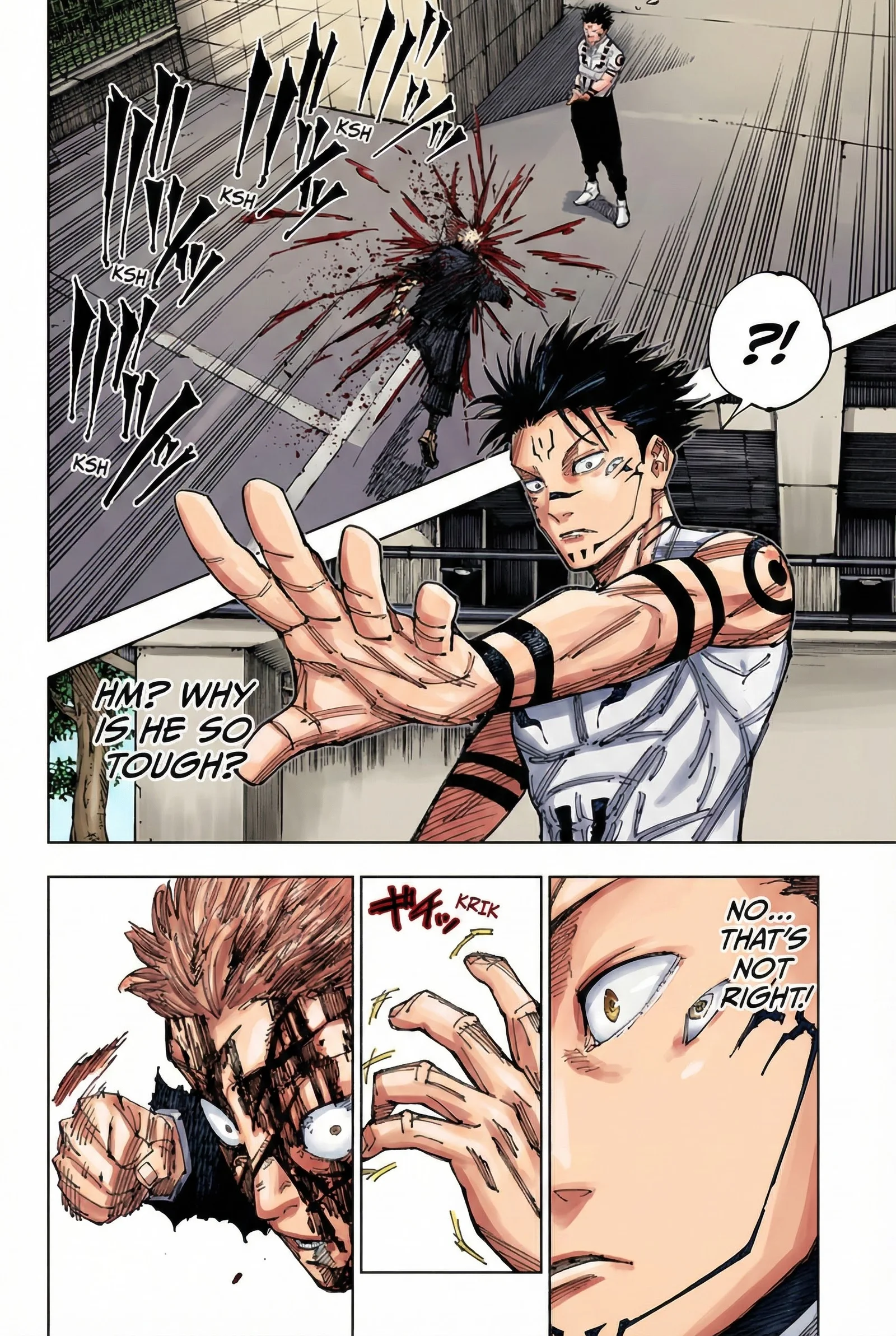 Jujutsu Kaisen Colored Manga JJK, chapter 214, page 18