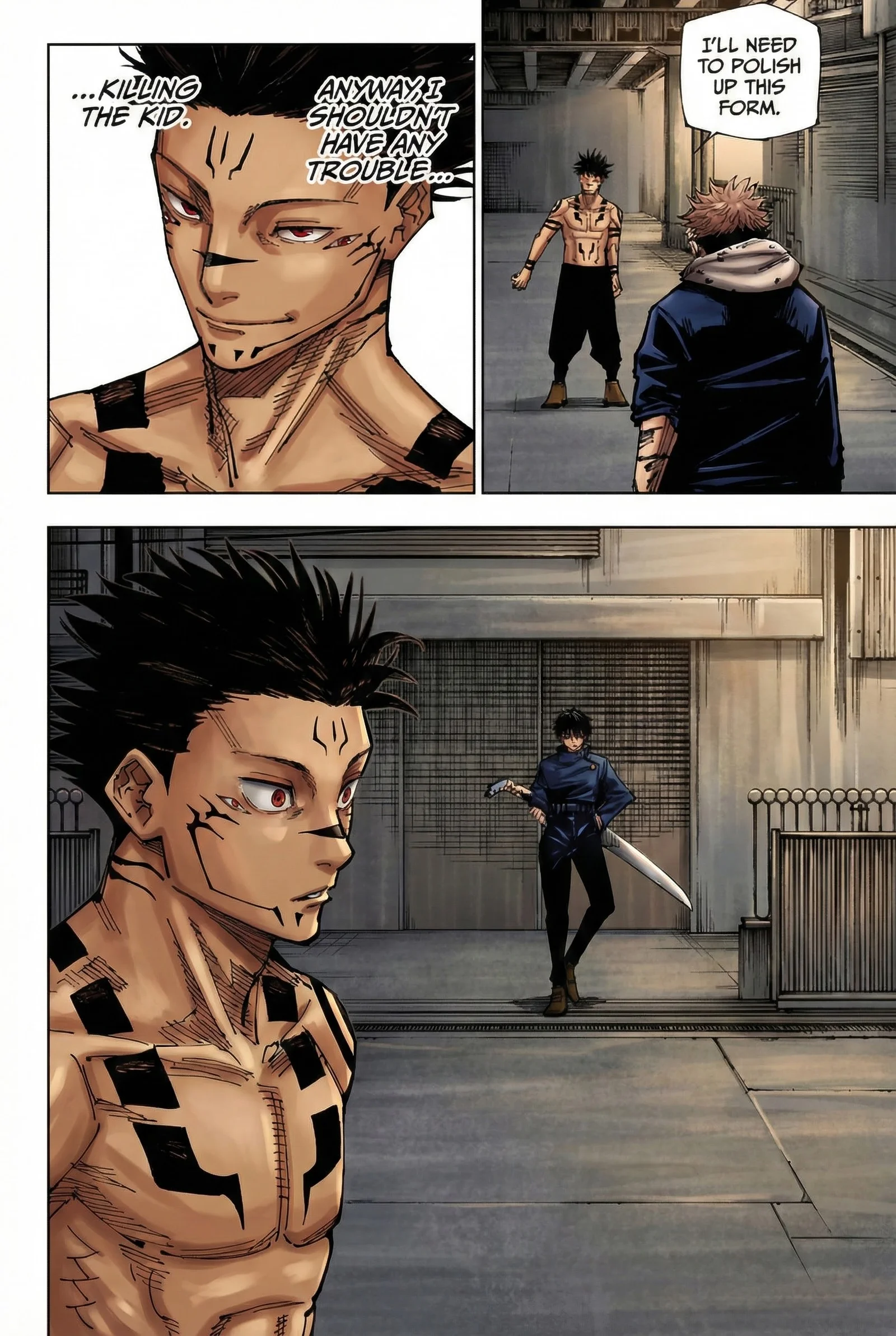 Jujutsu Kaisen Colored Manga JJK, chapter 215, page 3