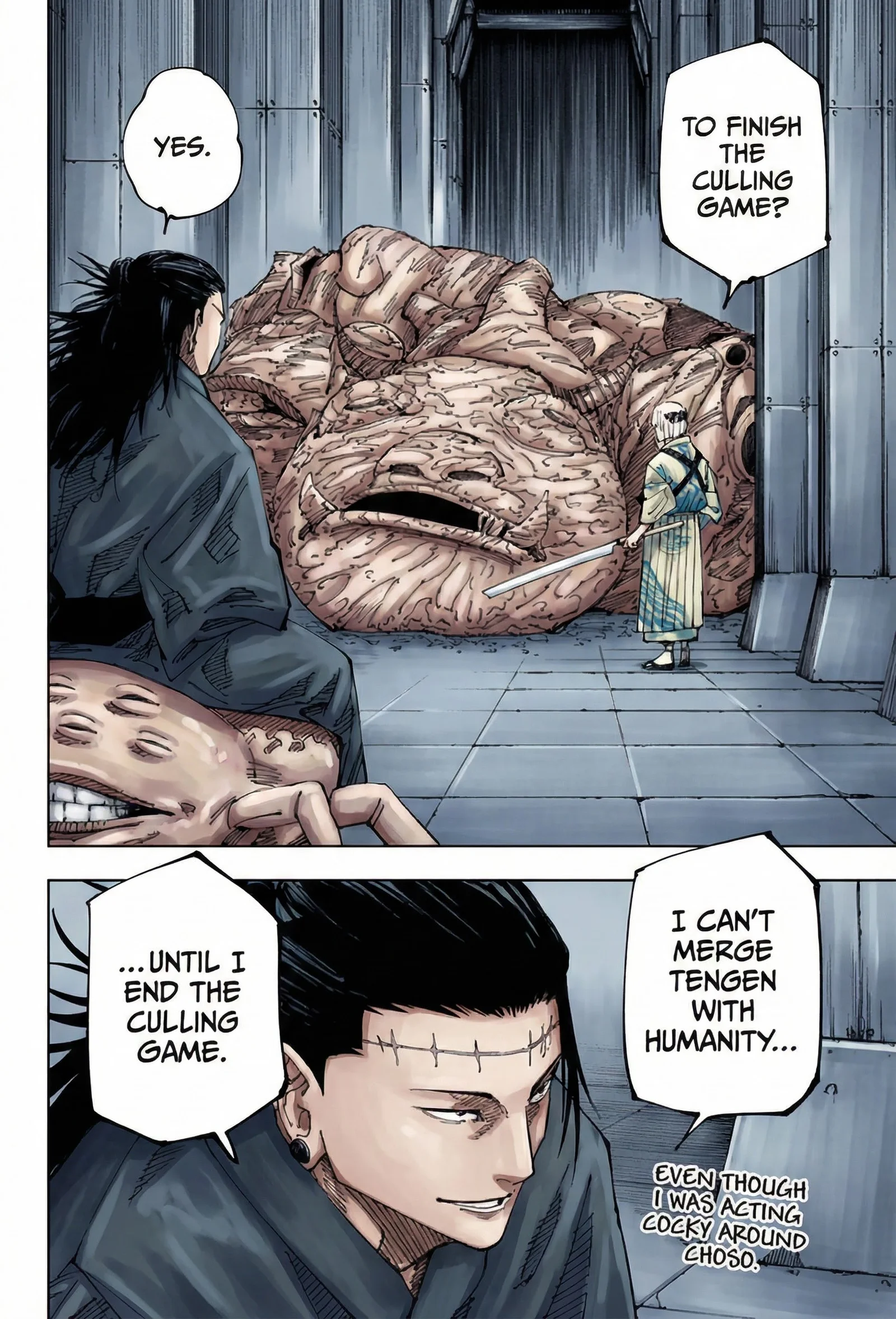 Jujutsu Kaisen Colored Manga JJK, chapter 216, page 2