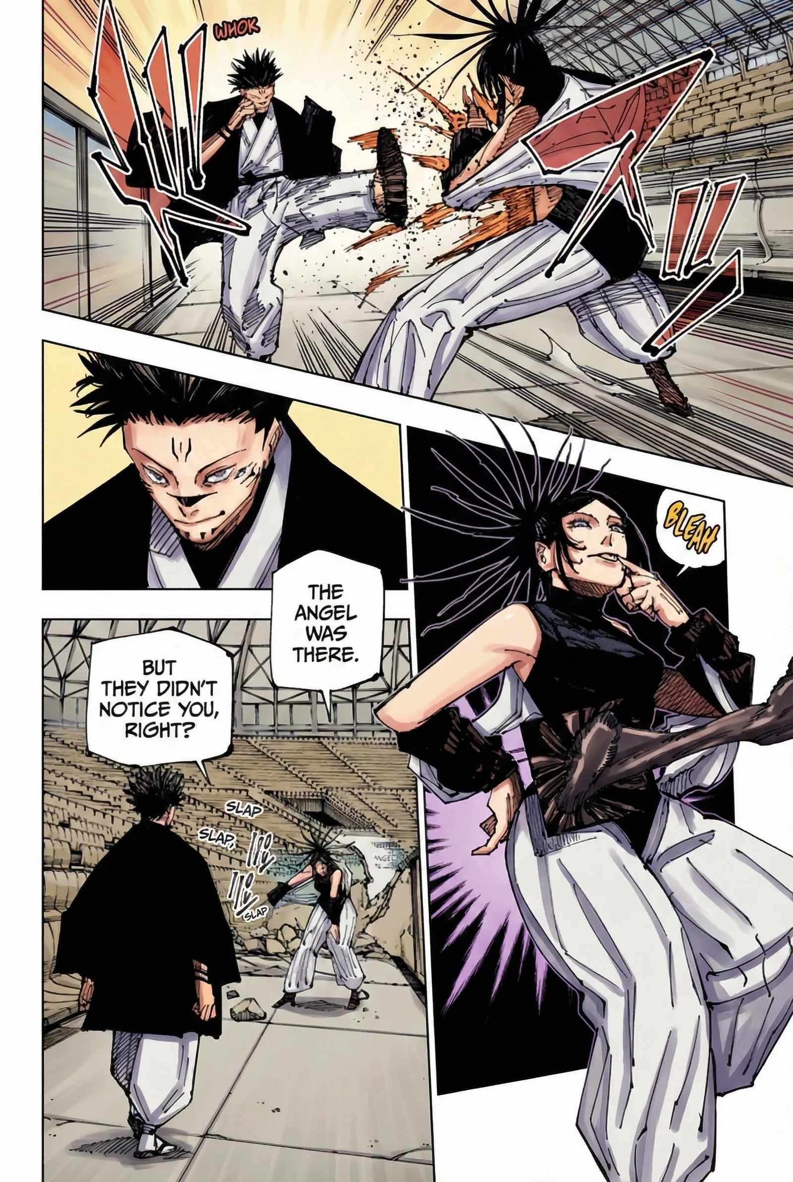 Jujutsu Kaisen Colored Manga JJK, chapter 217, page 4