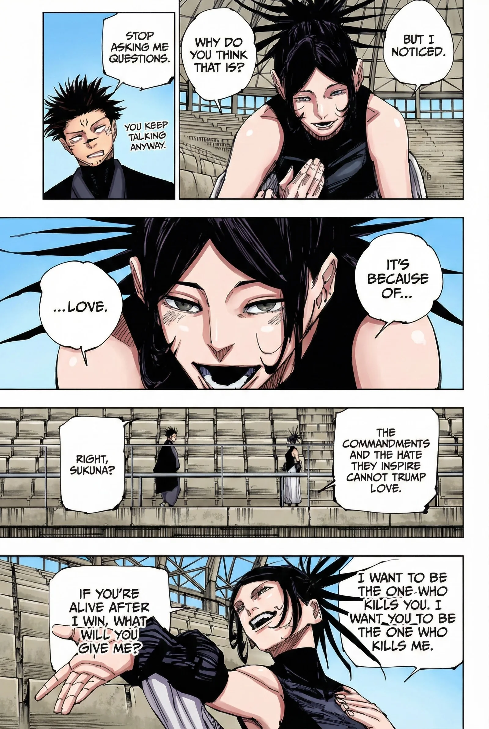 Jujutsu Kaisen Colored Manga JJK, chapter 217, page 5