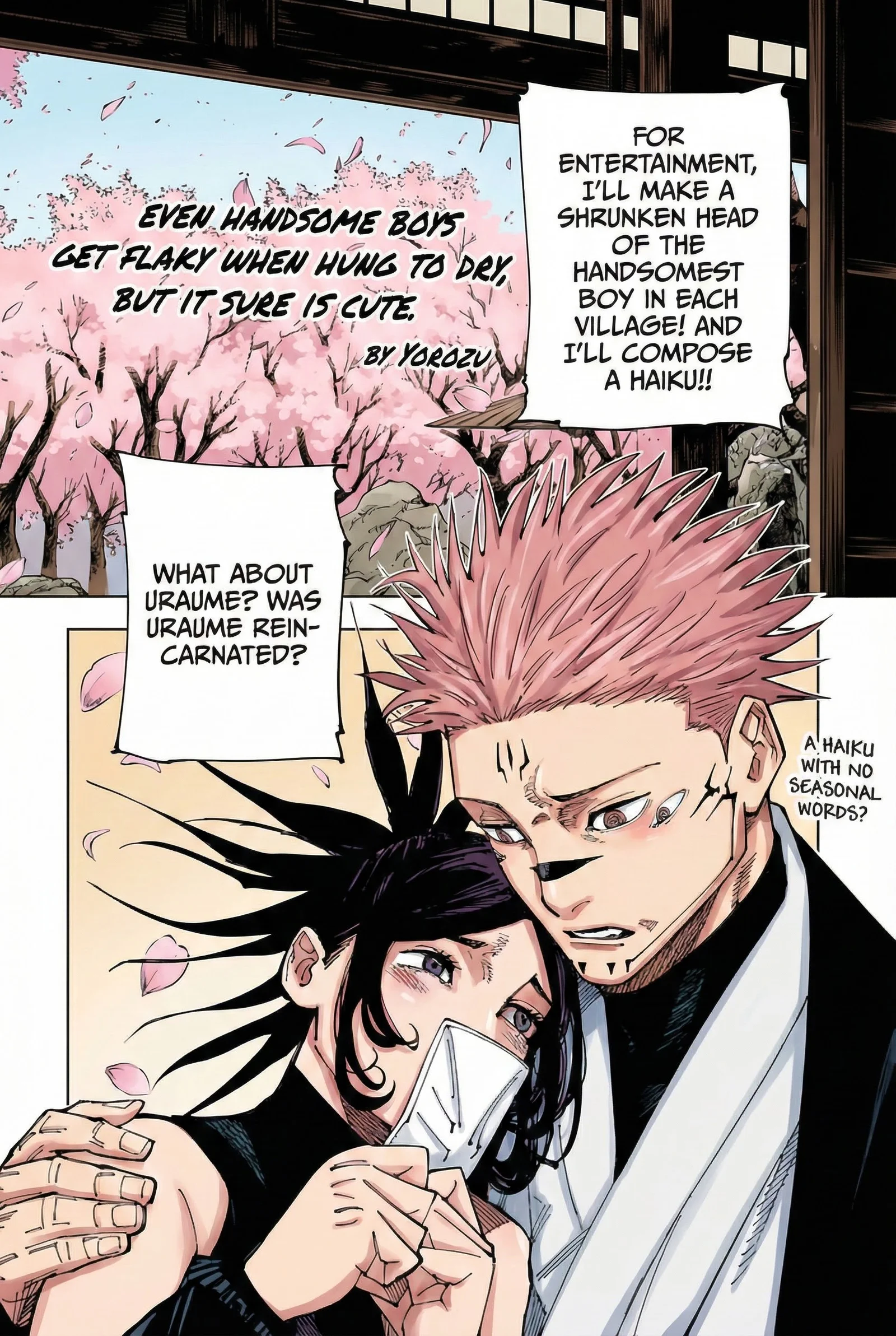 Jujutsu Kaisen Colored Manga JJK, chapter 217, page 12